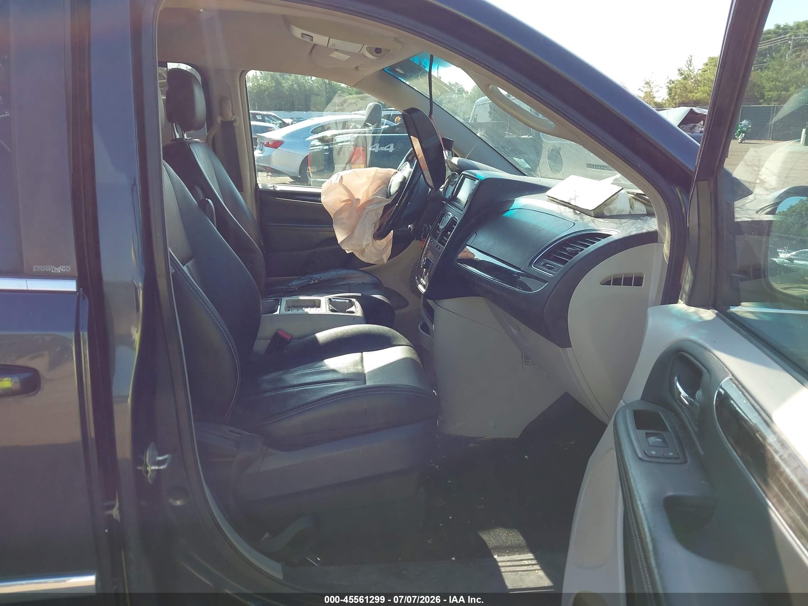 2013 Chrysler Town & Country Touring Black vin: 2C4RC1BG8DR778654