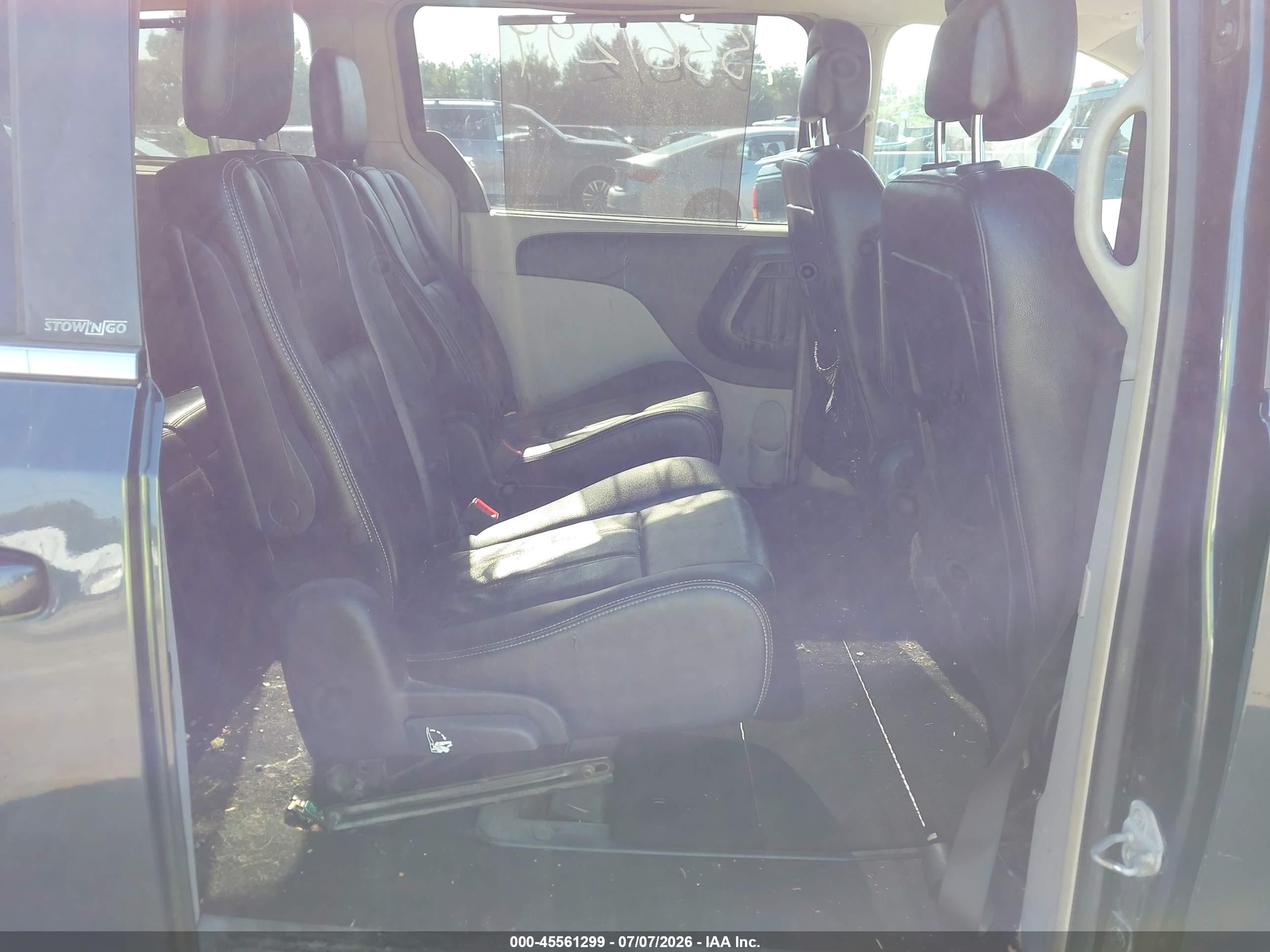 2013 Chrysler Town & Country Touring Black vin: 2C4RC1BG8DR778654