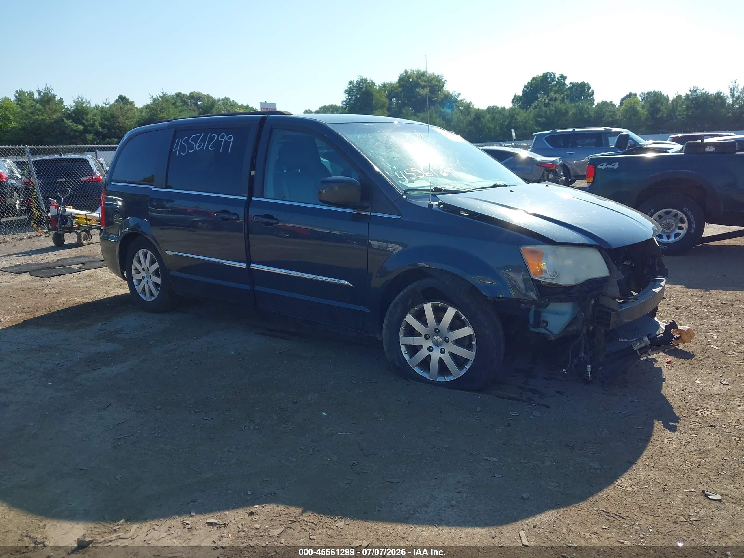 2013 Chrysler Town & Country Touring Black vin: 2C4RC1BG8DR778654