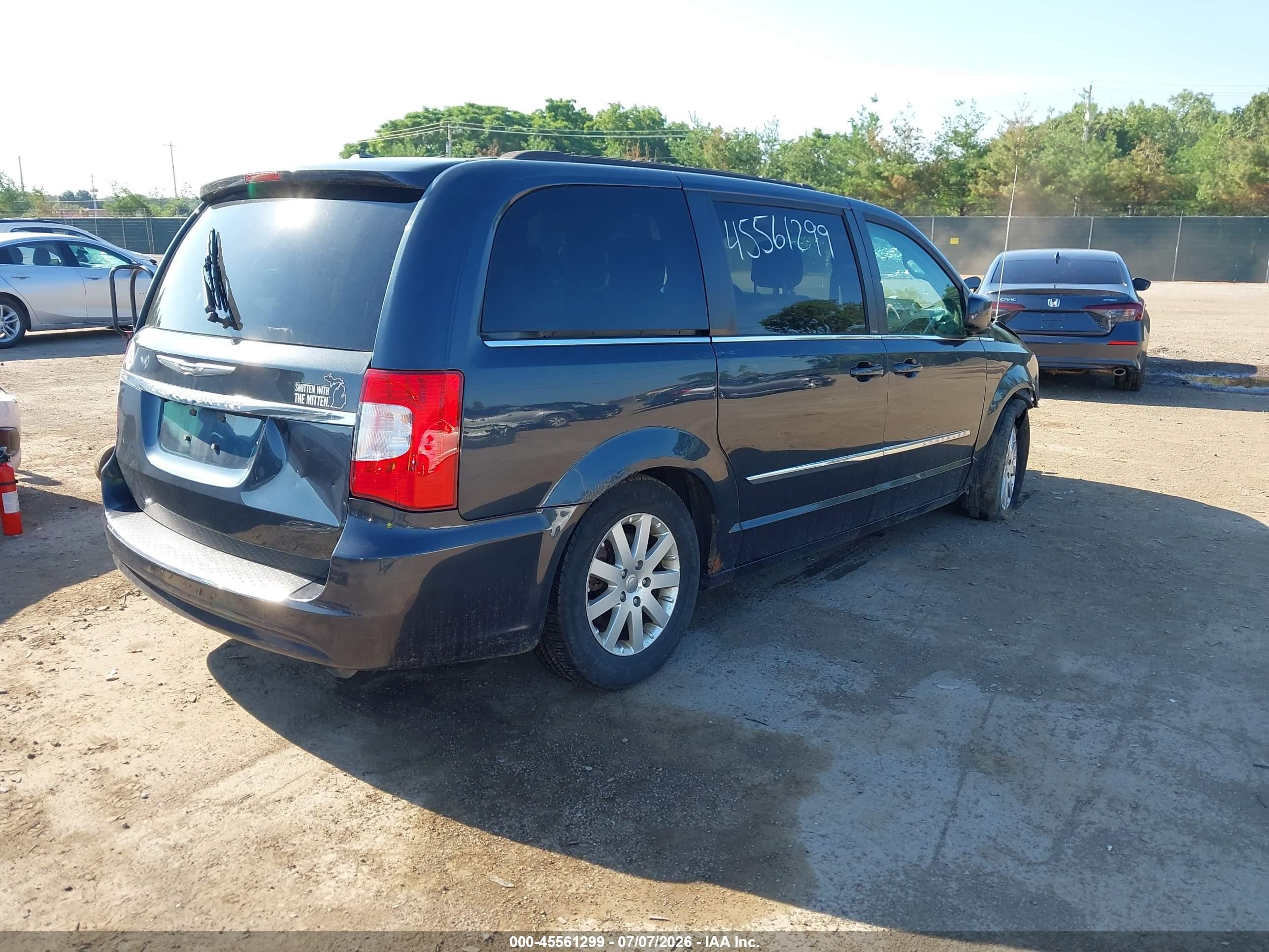 2013 Chrysler Town & Country Touring Black vin: 2C4RC1BG8DR778654