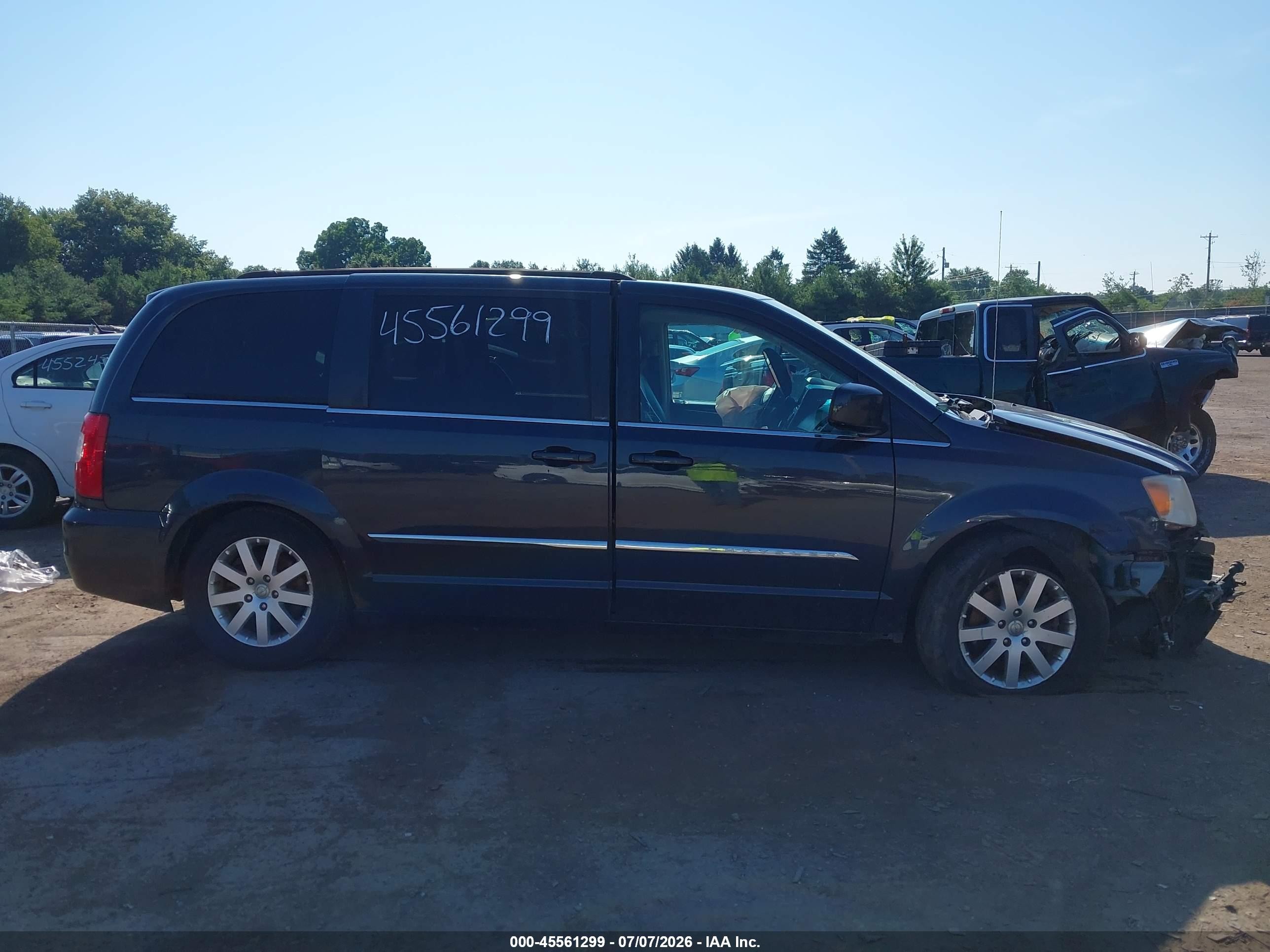 2013 Chrysler Town & Country Touring Black vin: 2C4RC1BG8DR778654