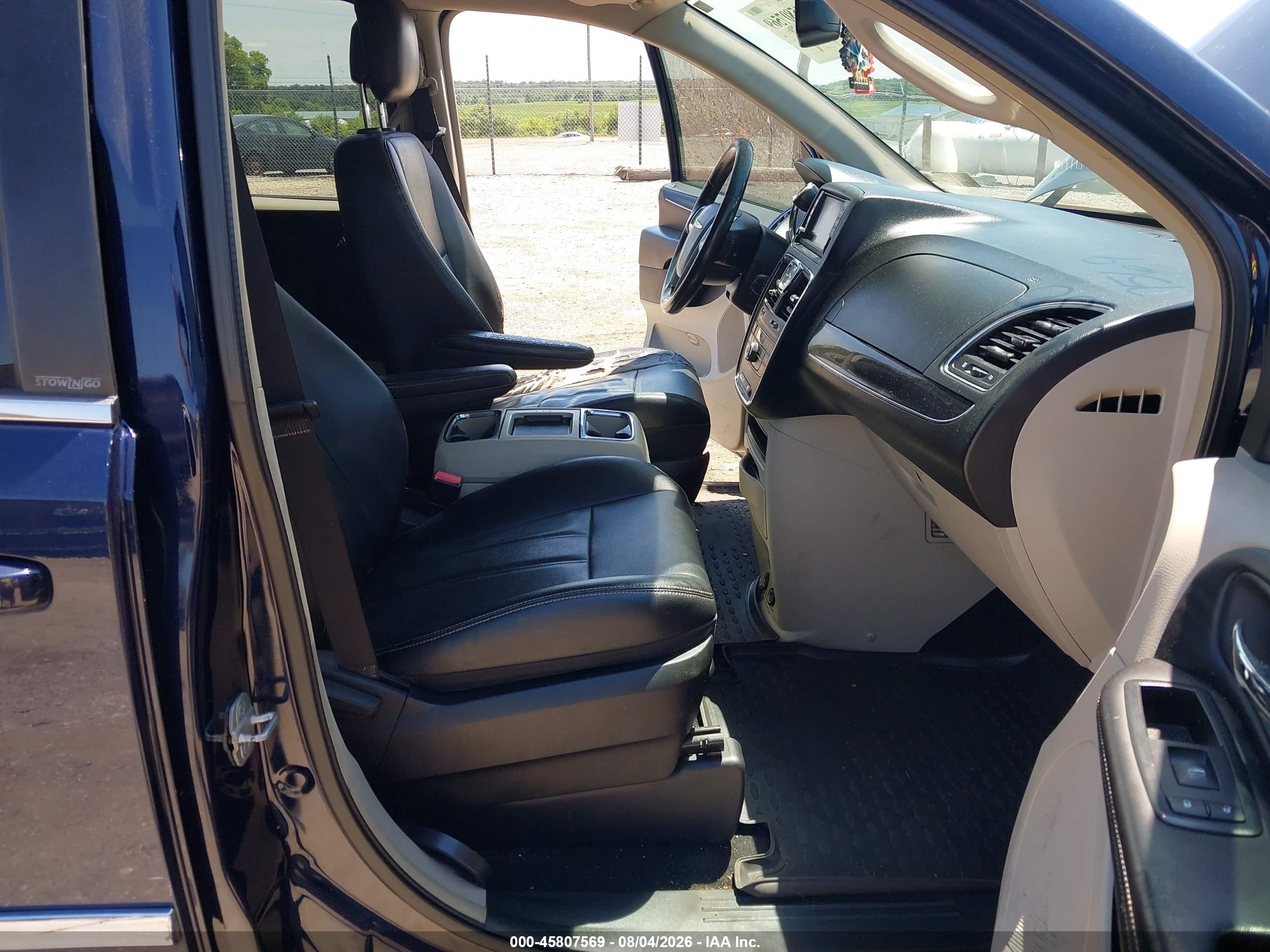 2013 Chrysler Town & Country Touring Синий vin: 2C4RC1BG8DR779089