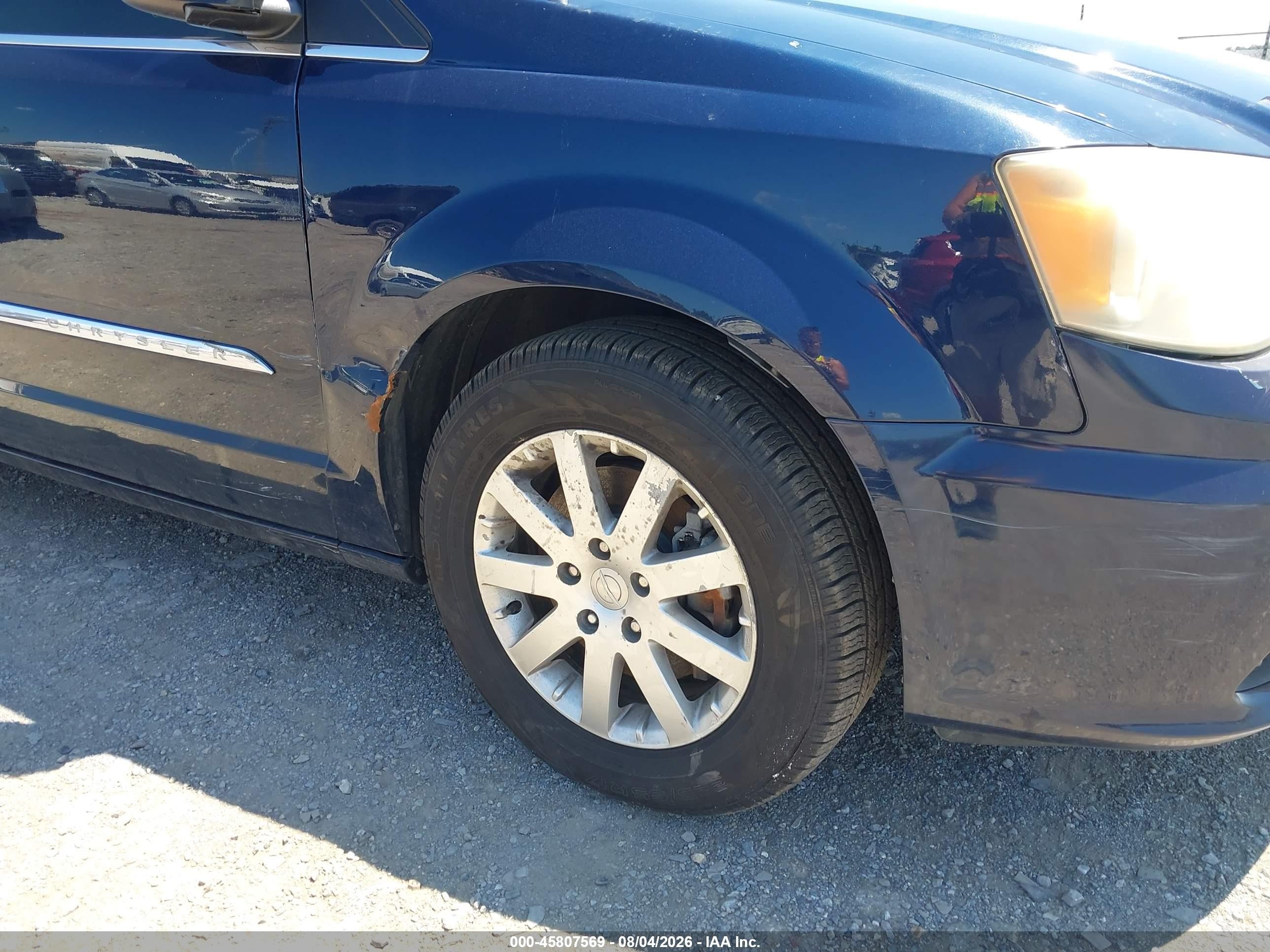 2013 Chrysler Town & Country Touring Синий vin: 2C4RC1BG8DR779089
