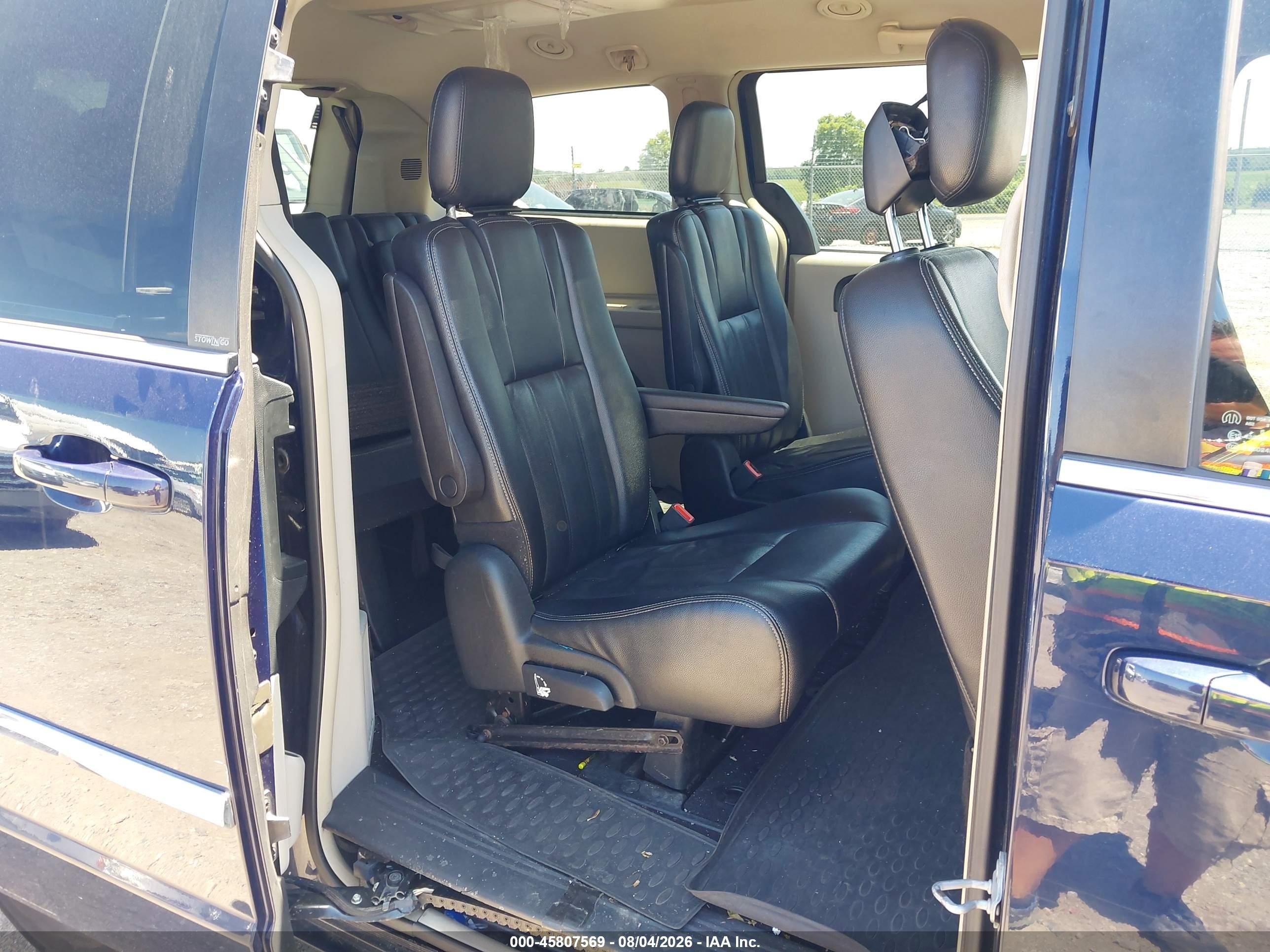 2013 Chrysler Town & Country Touring Синий vin: 2C4RC1BG8DR779089