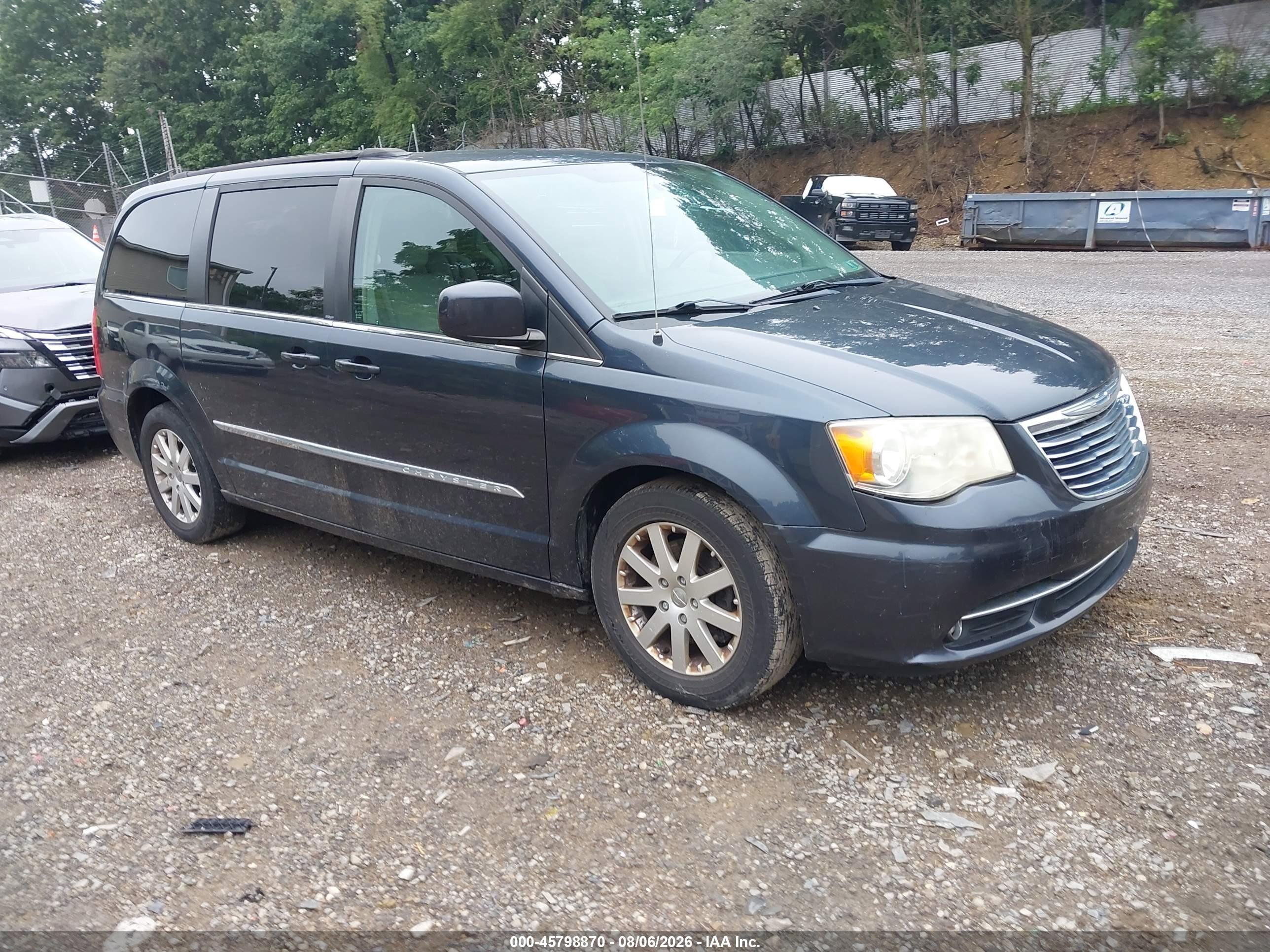 2013 Chrysler Town & Country Touring Gray vin: 2C4RC1BG8DR793414