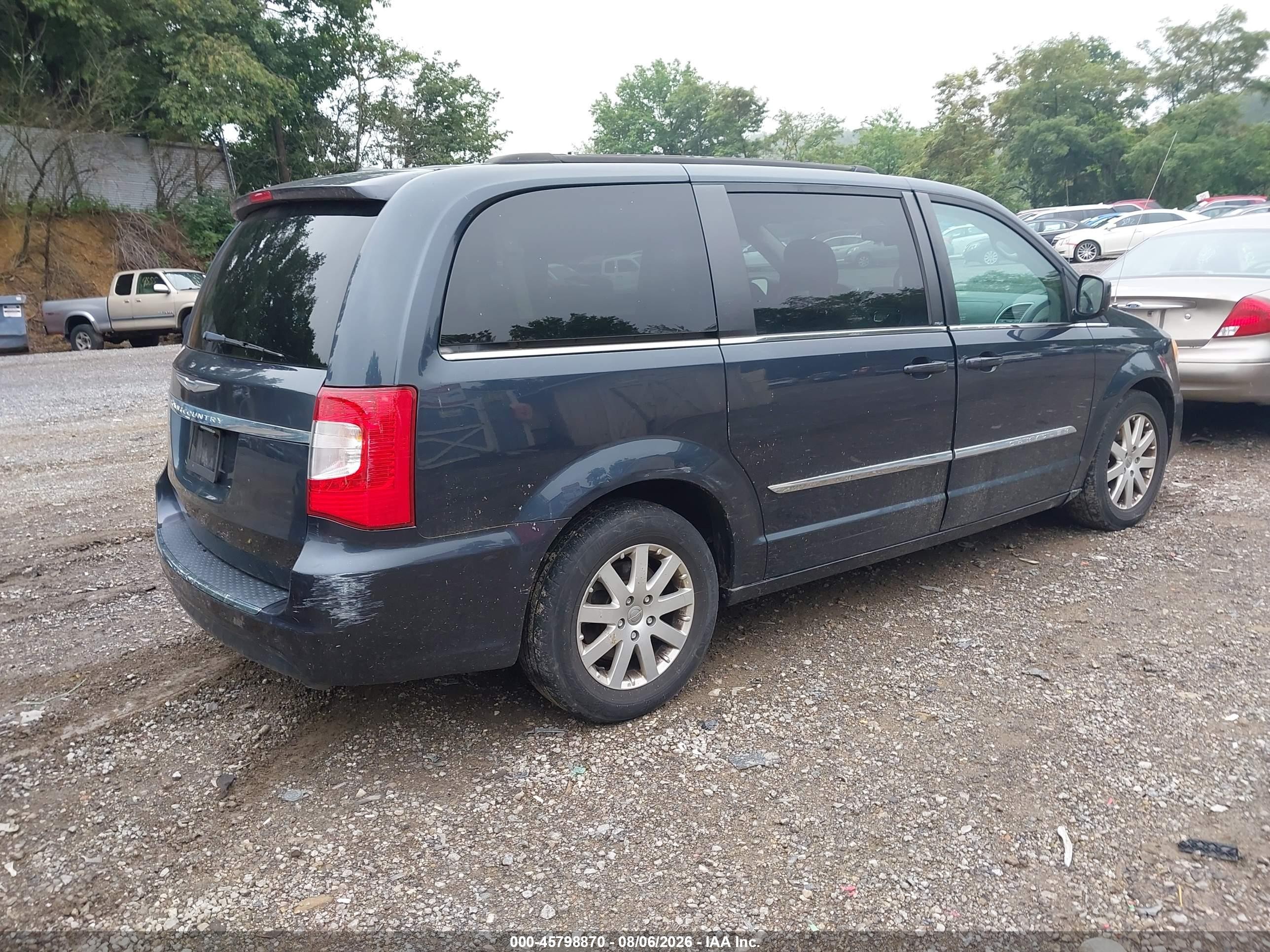 2013 Chrysler Town & Country Touring Gray vin: 2C4RC1BG8DR793414