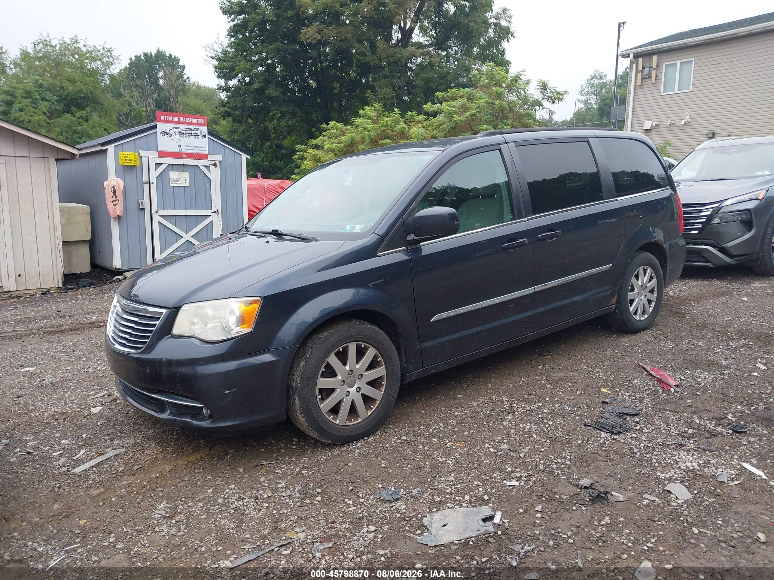 2013 Chrysler Town & Country Touring Gray vin: 2C4RC1BG8DR793414