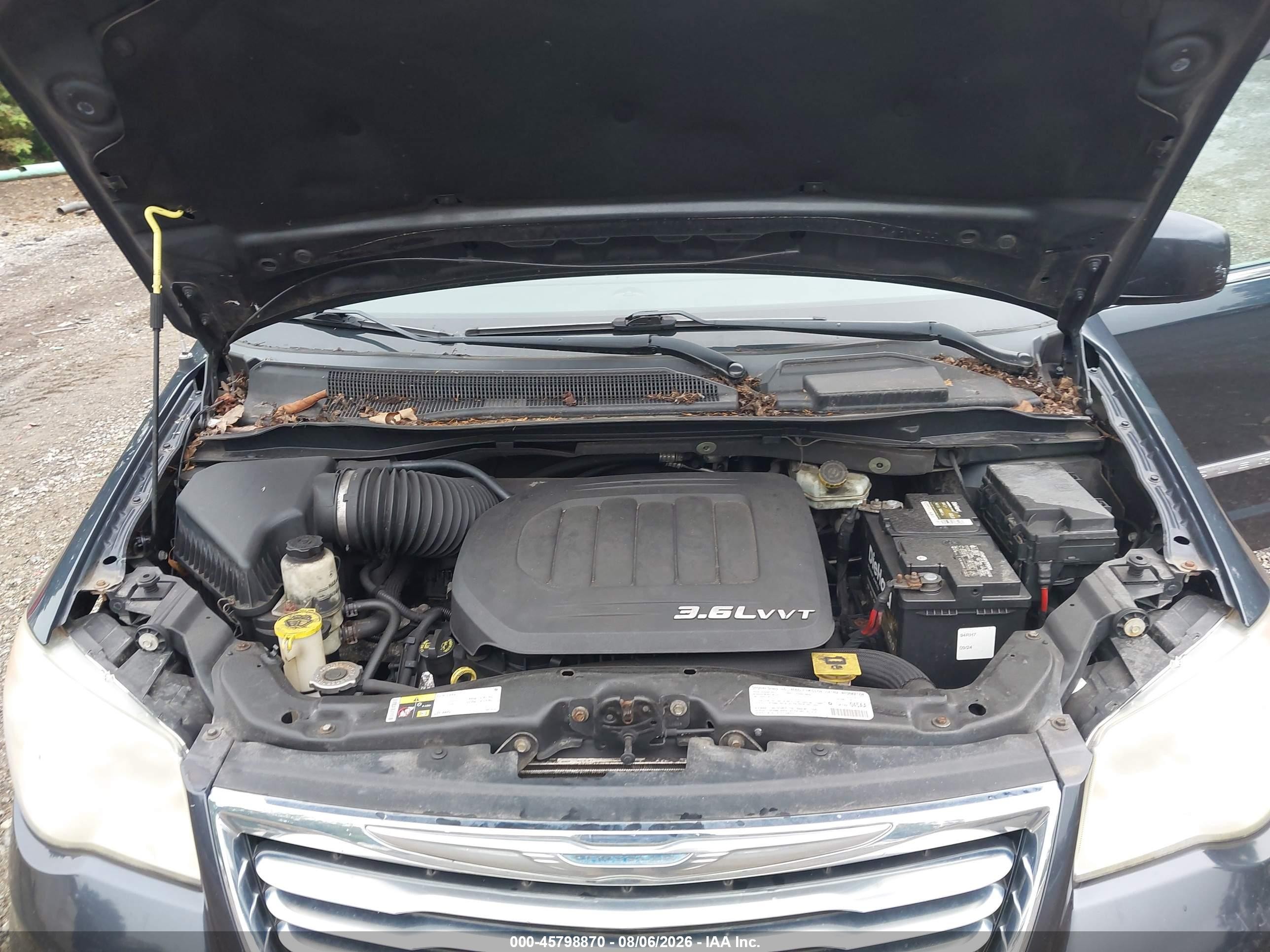 2013 Chrysler Town & Country Touring Gray vin: 2C4RC1BG8DR793414