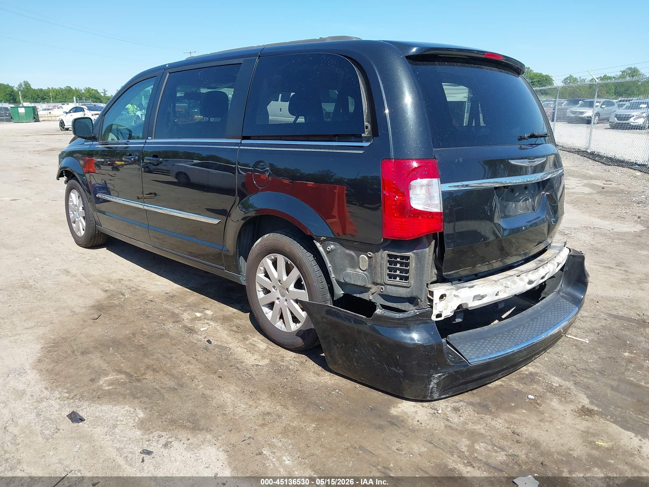 2013 Chrysler Town & Country Touring Black vin: 2C4RC1BG8DR805979