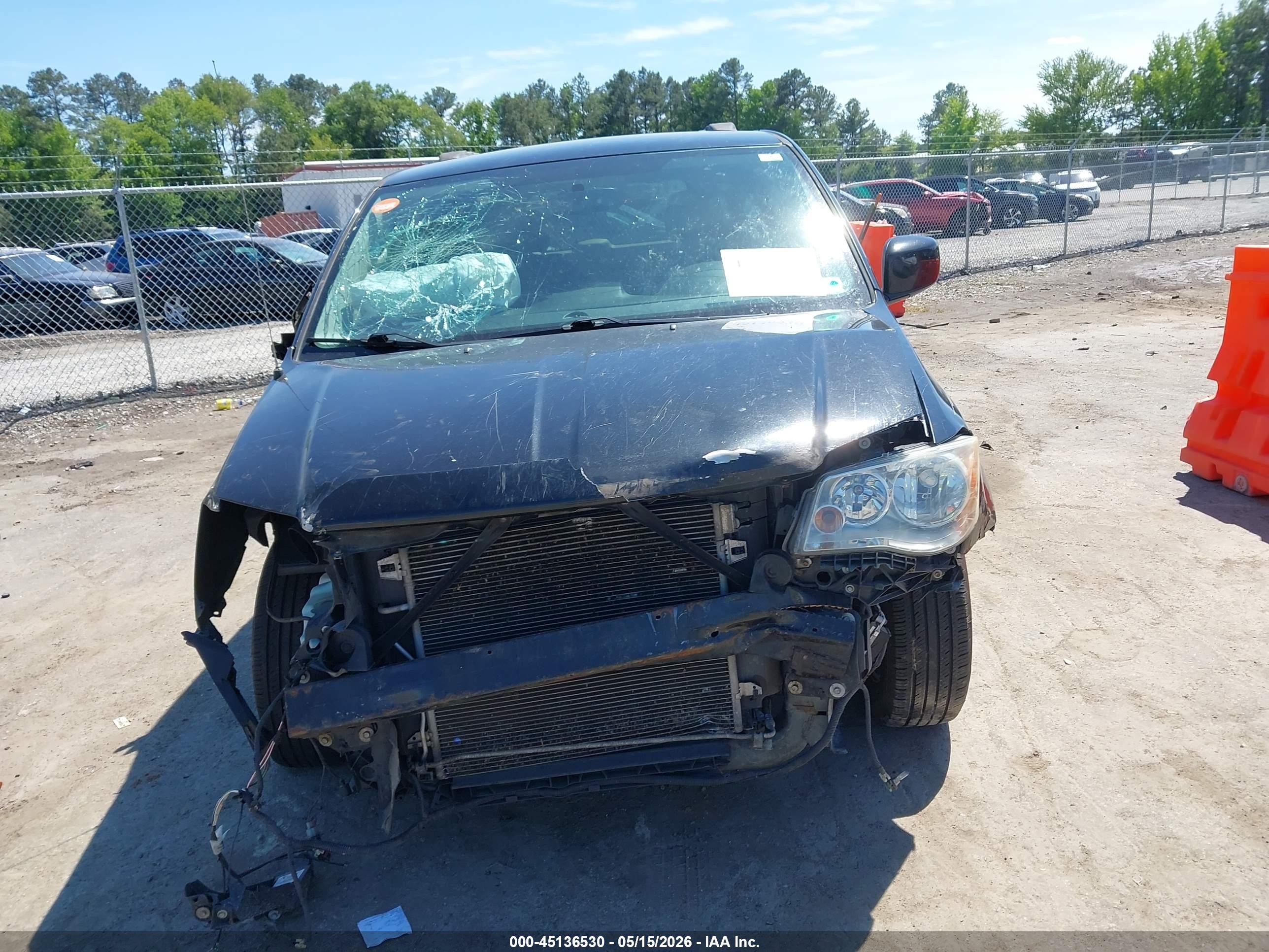 2013 Chrysler Town & Country Touring Black vin: 2C4RC1BG8DR805979