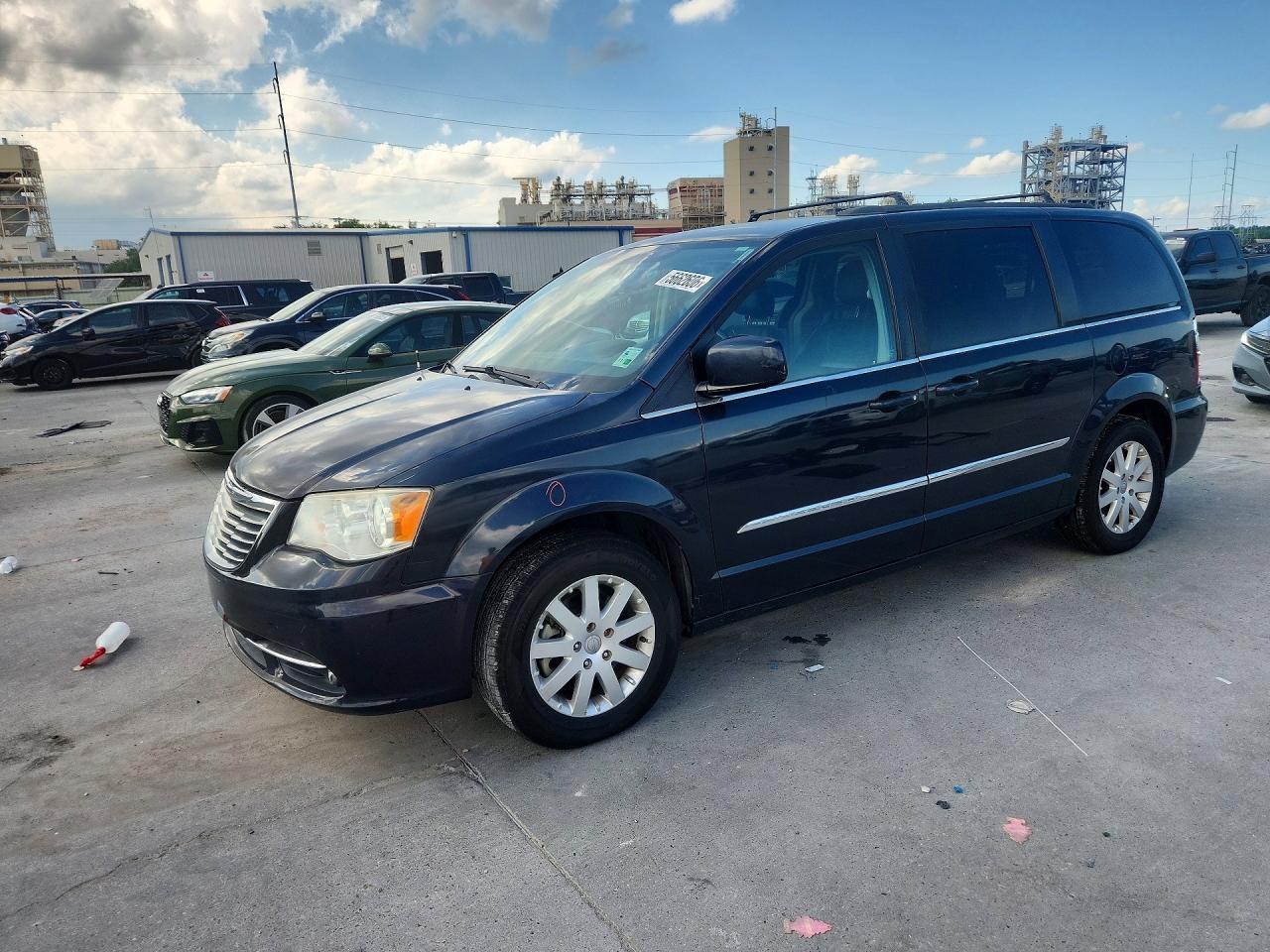 2014 Chrysler Town & Country Touring Gray vin: 2C4RC1BG8ER124545