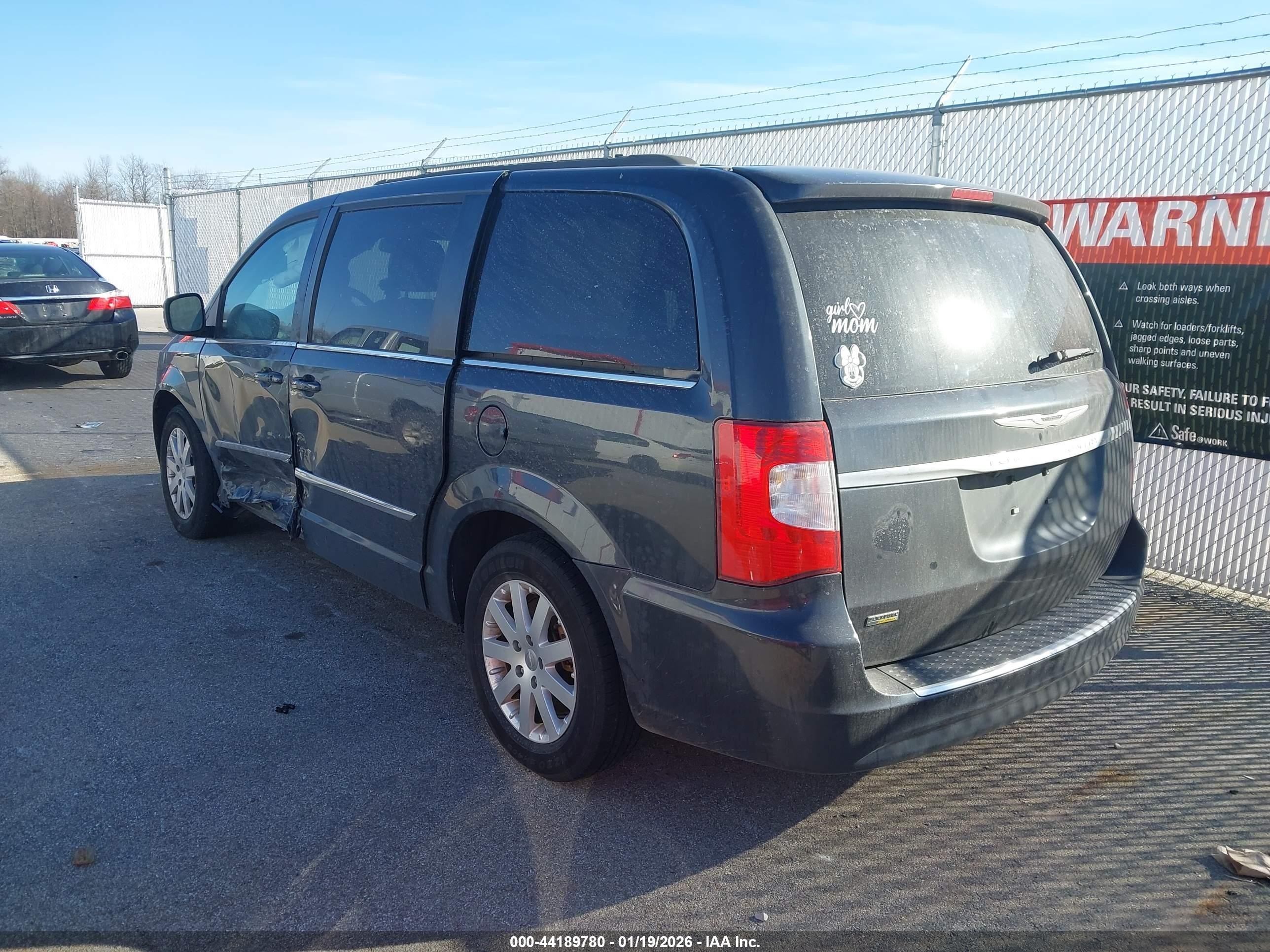 2014 Chrysler Town & Country Touring Dark Blue vin: 2C4RC1BG8ER215928