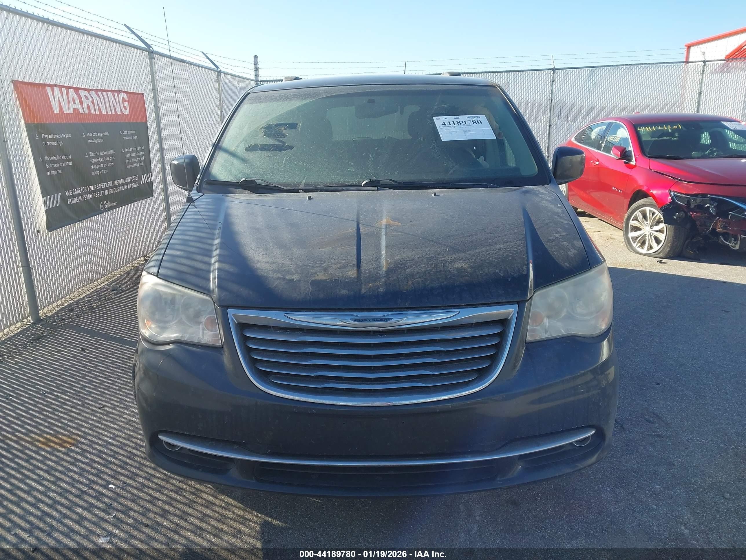 2014 Chrysler Town & Country Touring Dark Blue vin: 2C4RC1BG8ER215928