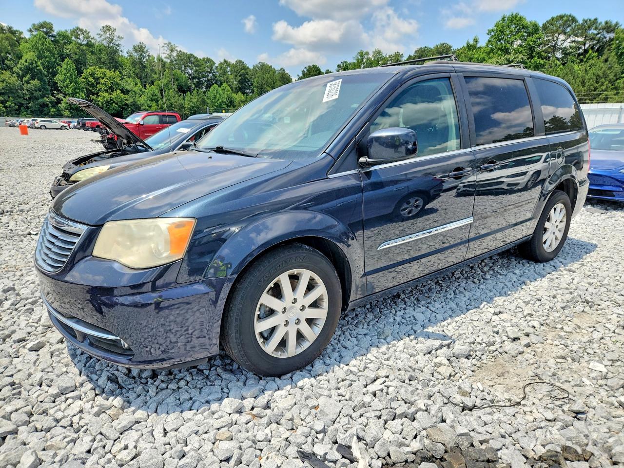 2014 Chrysler Town & Country Touring Угольный vin: 2C4RC1BG8ER268967