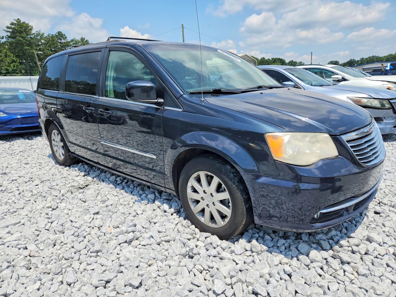 2014 Chrysler Town & Country Touring Угольный vin: 2C4RC1BG8ER268967