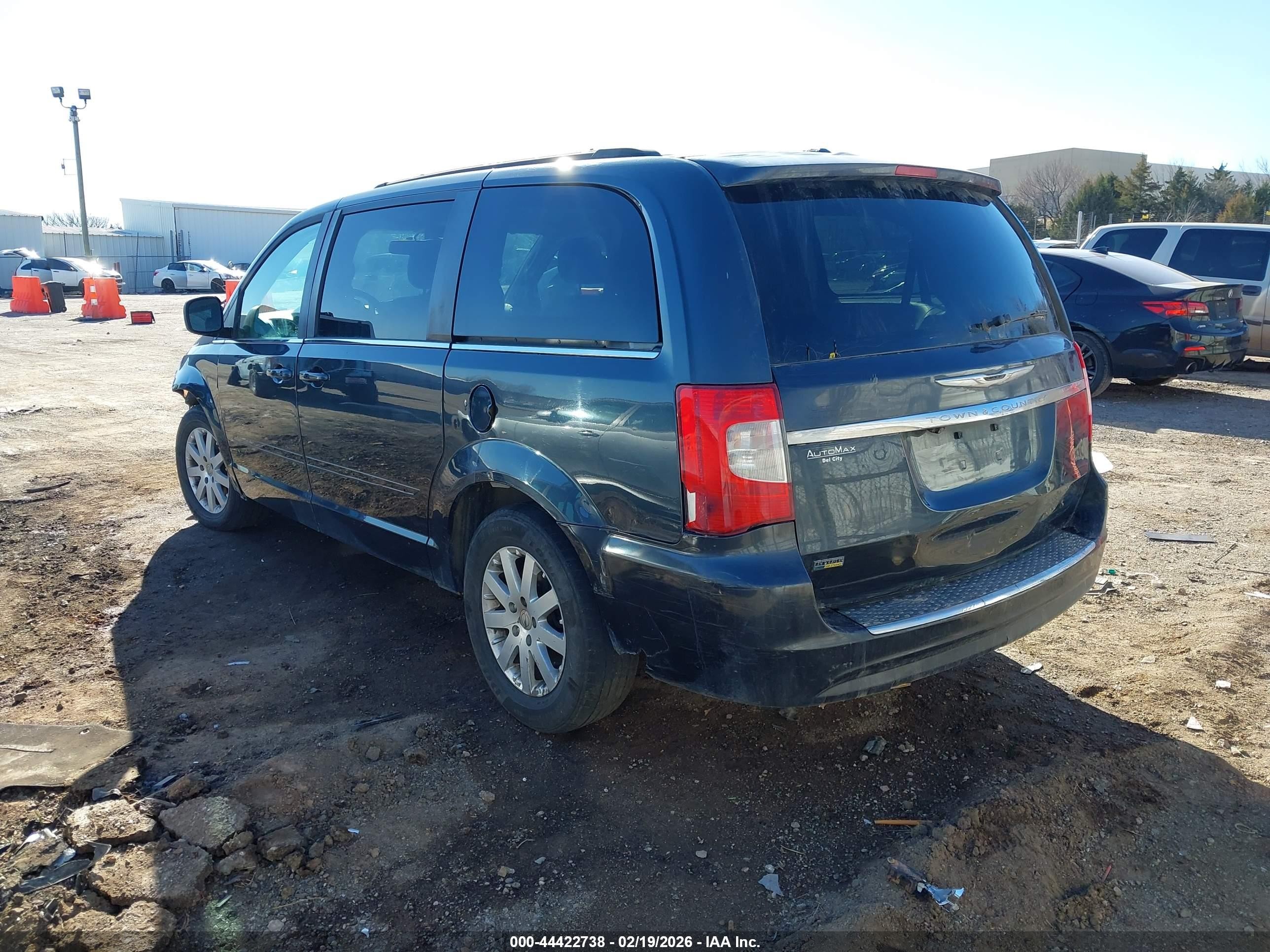 2014 Chrysler Town & Country Touring Black vin: 2C4RC1BG8ER271187