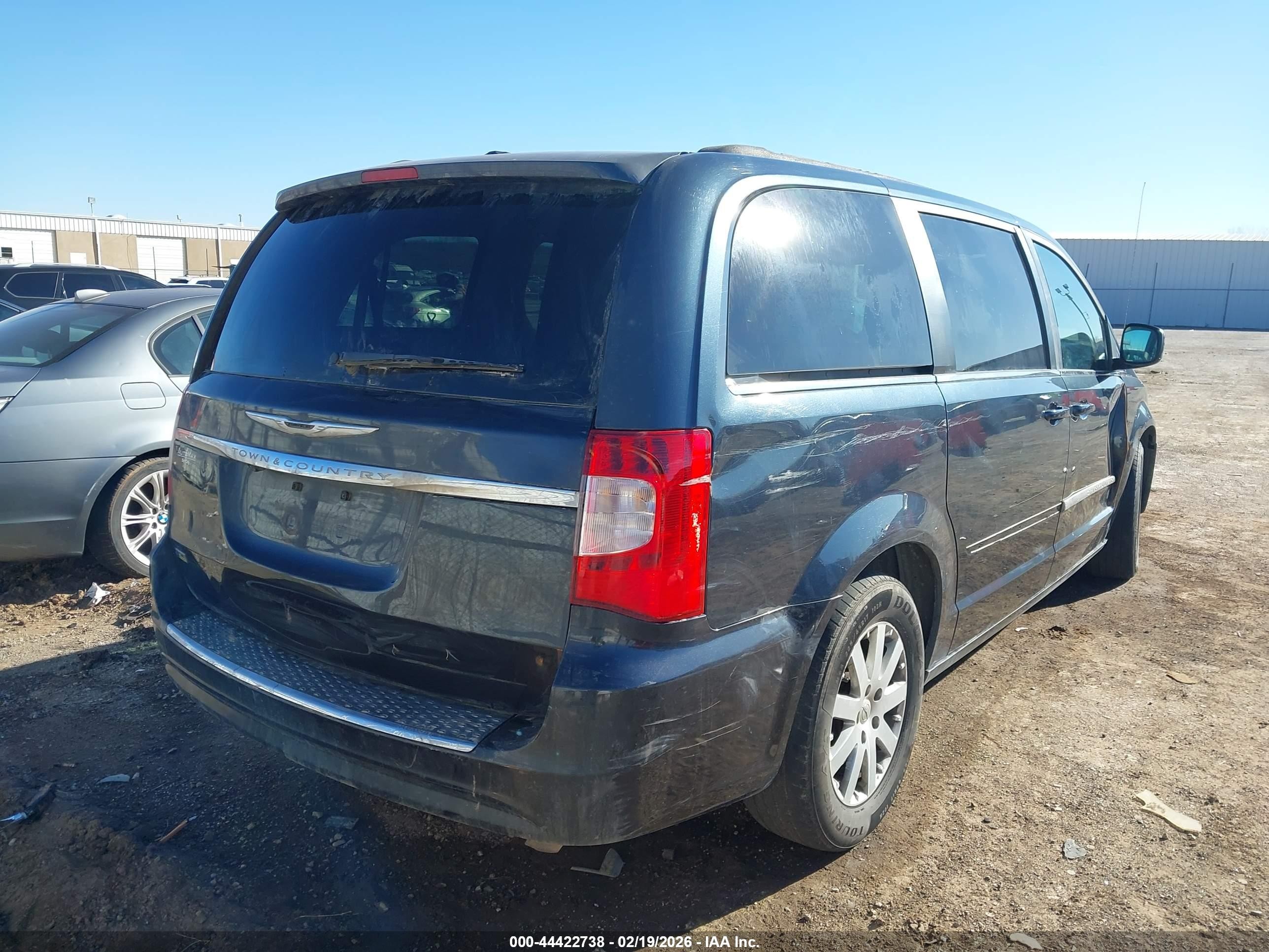 2014 Chrysler Town & Country Touring Black vin: 2C4RC1BG8ER271187