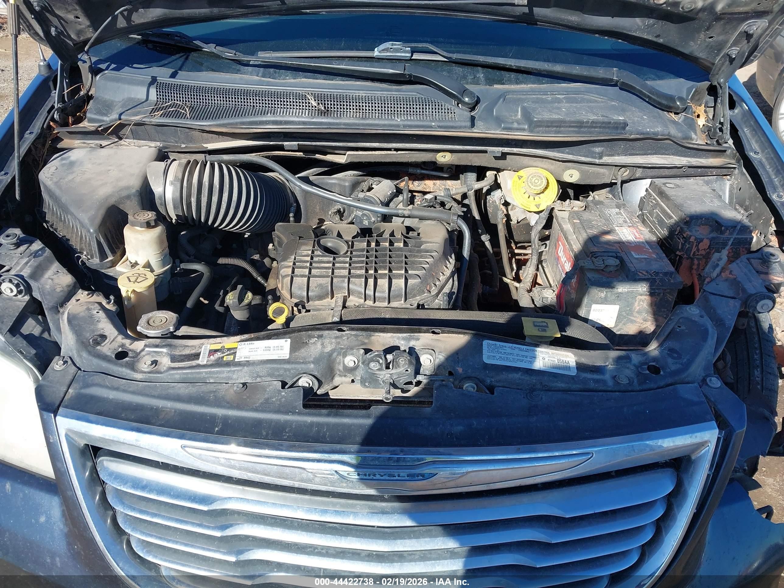 2014 Chrysler Town & Country Touring Black vin: 2C4RC1BG8ER271187