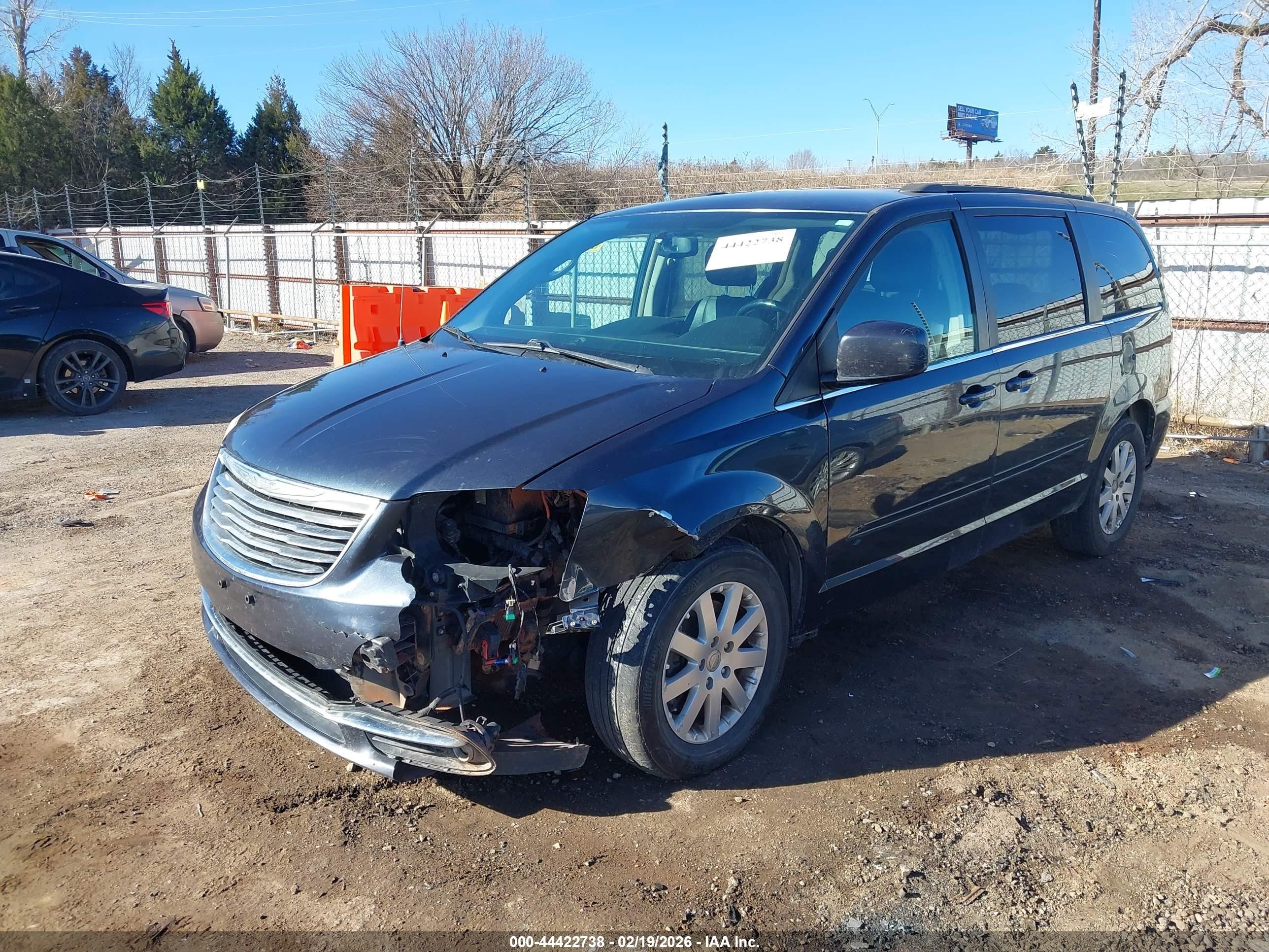 2014 Chrysler Town & Country Touring Black vin: 2C4RC1BG8ER271187