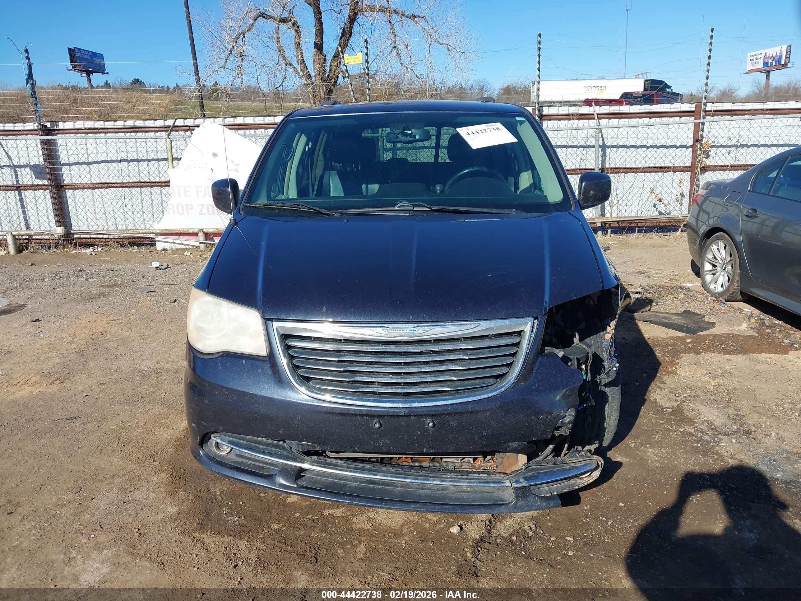 2014 Chrysler Town & Country Touring Black vin: 2C4RC1BG8ER271187