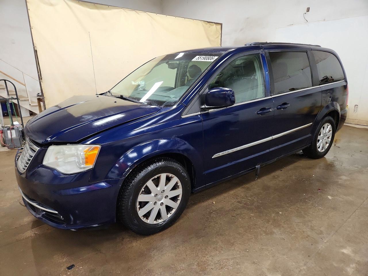 2014 Chrysler Town & Country Touring Blue vin: 2C4RC1BG8ER332960