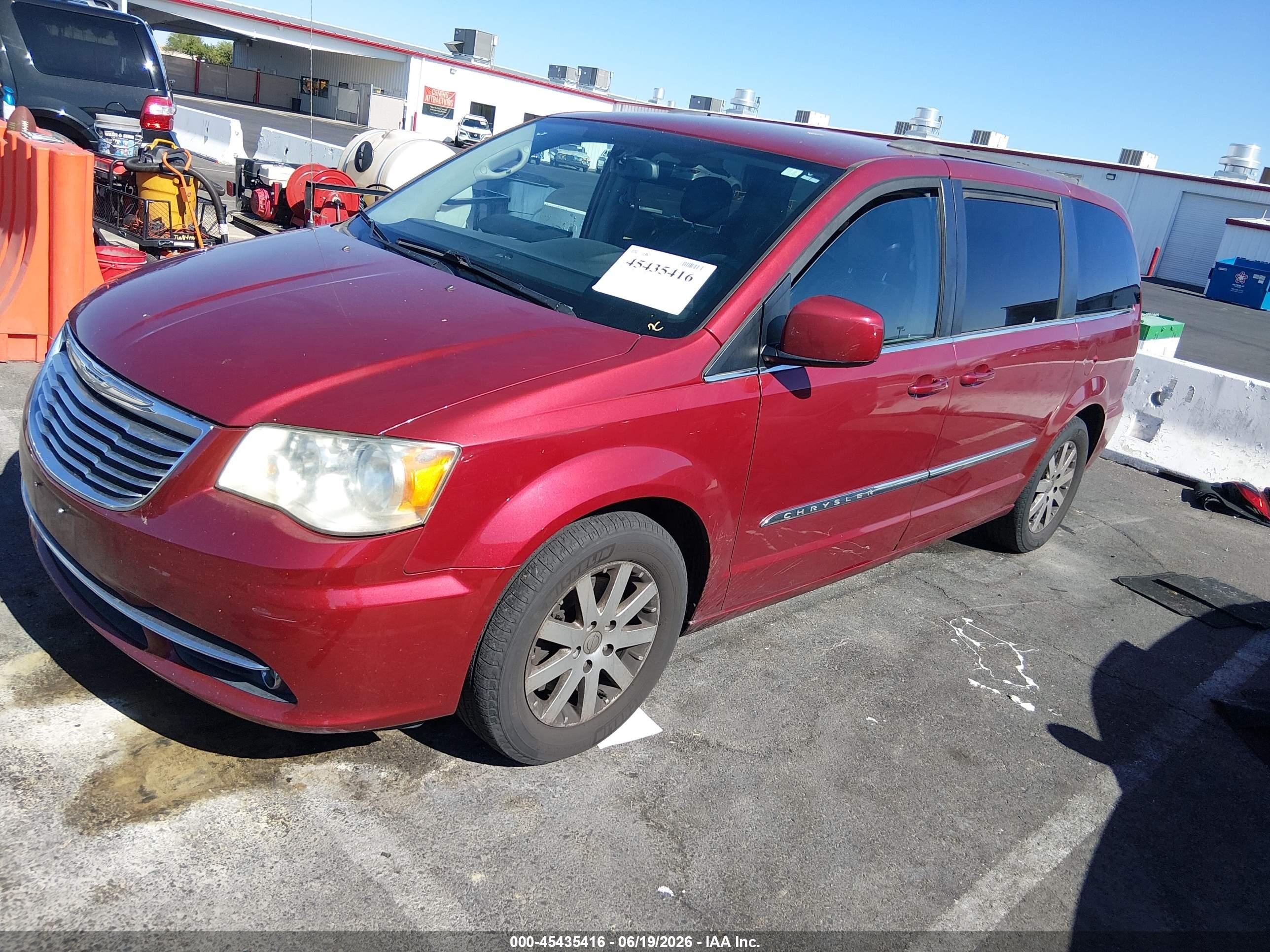 2014 Chrysler Town & Country Touring Красный vin: 2C4RC1BG8ER357681