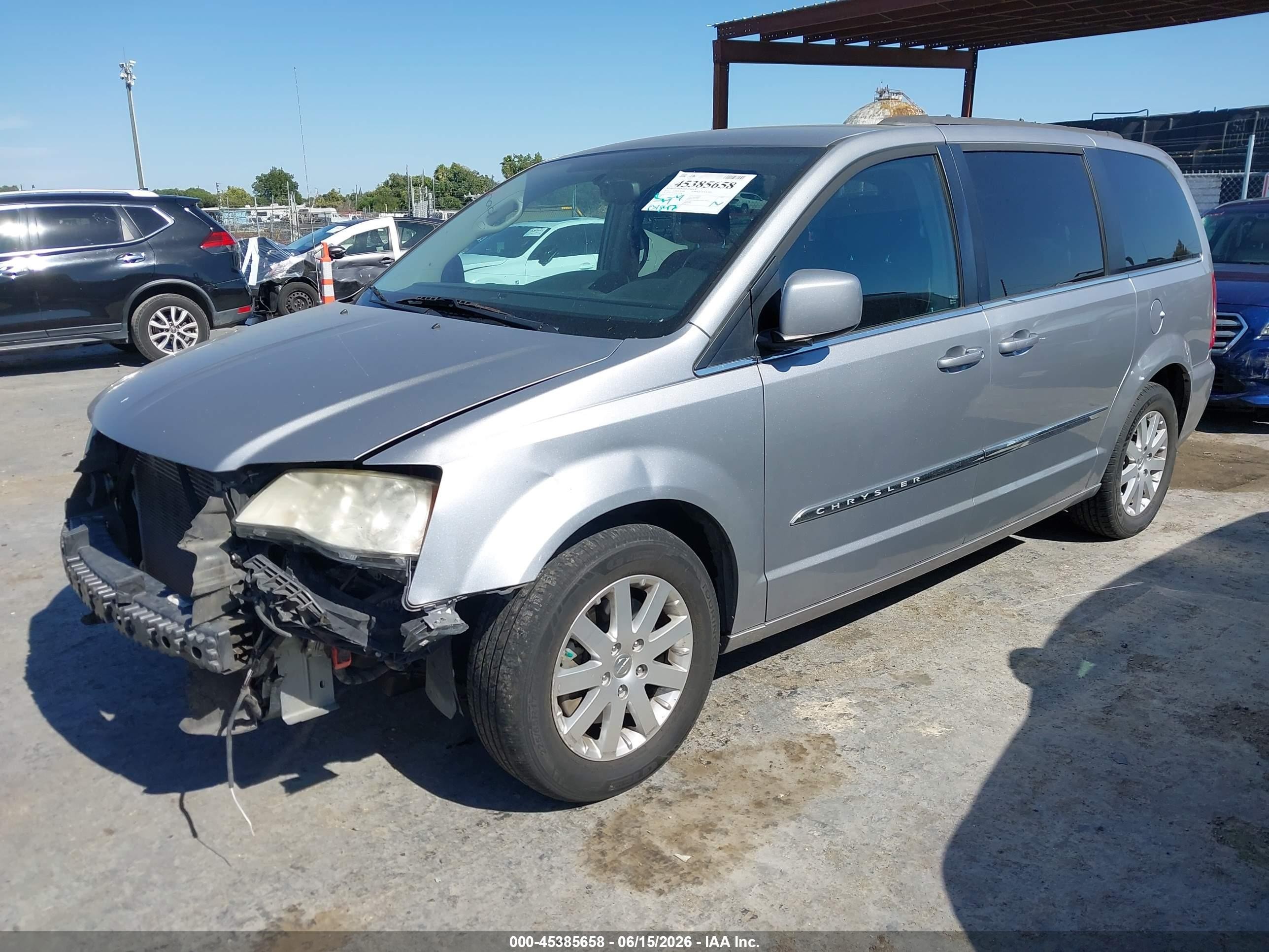 2014 Chrysler Town & Country Touring Gray vin: 2C4RC1BG8ER359544
