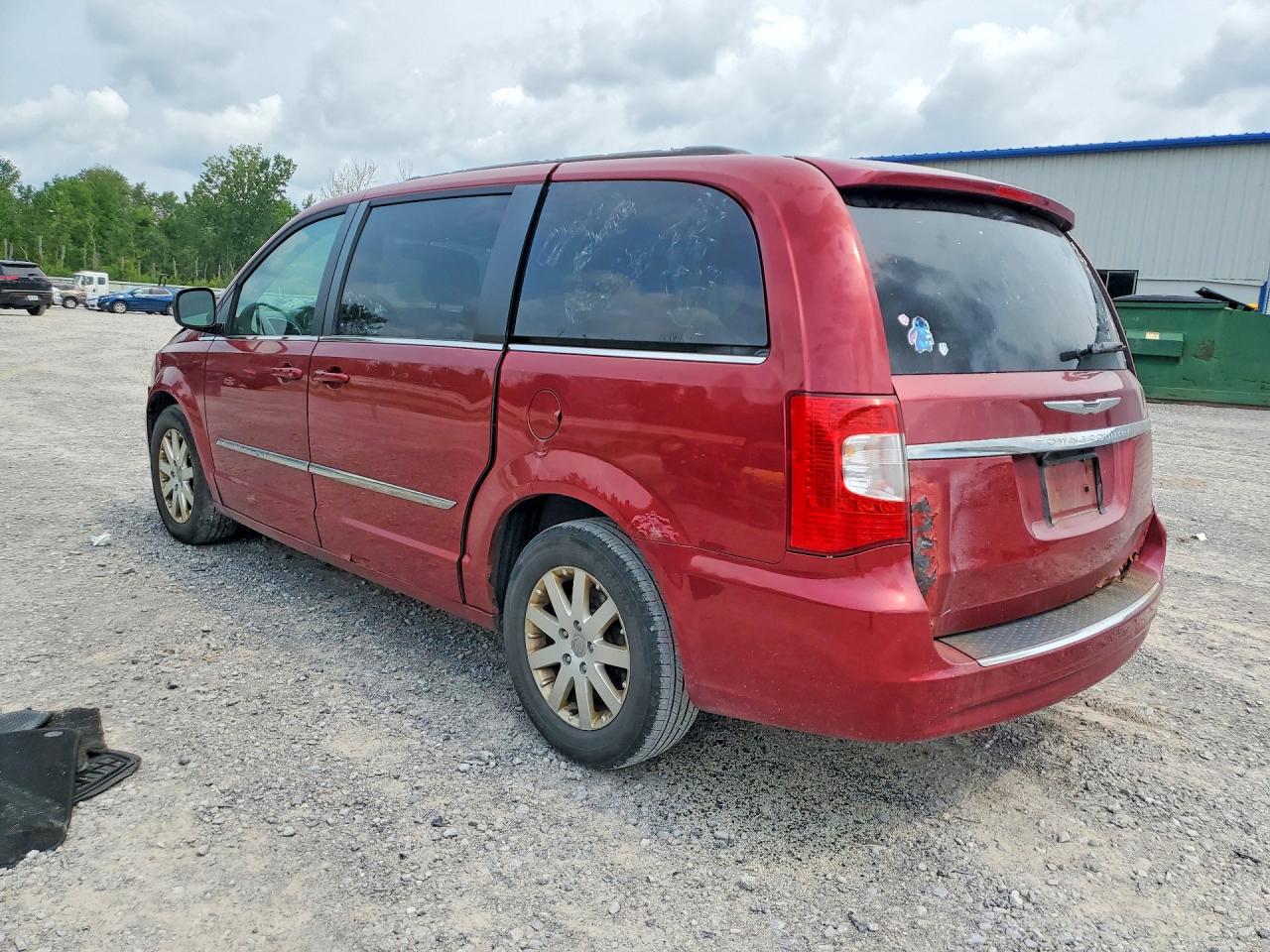 2014 Chrysler Town & Country Touring Красный vin: 2C4RC1BG8ER367904