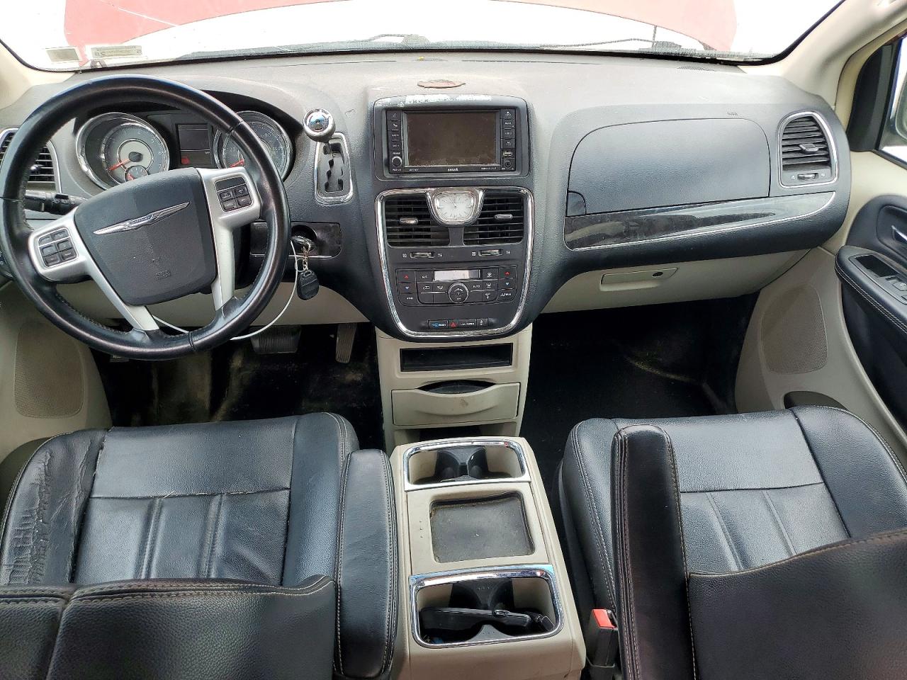 2014 Chrysler Town & Country Touring Красный vin: 2C4RC1BG8ER367904