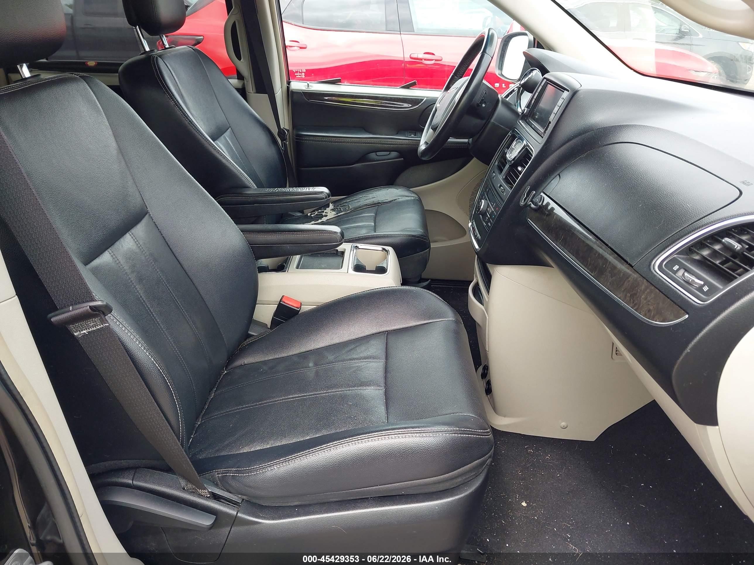2014 Chrysler Town & Country Touring Черный vin: 2C4RC1BG8ER397405