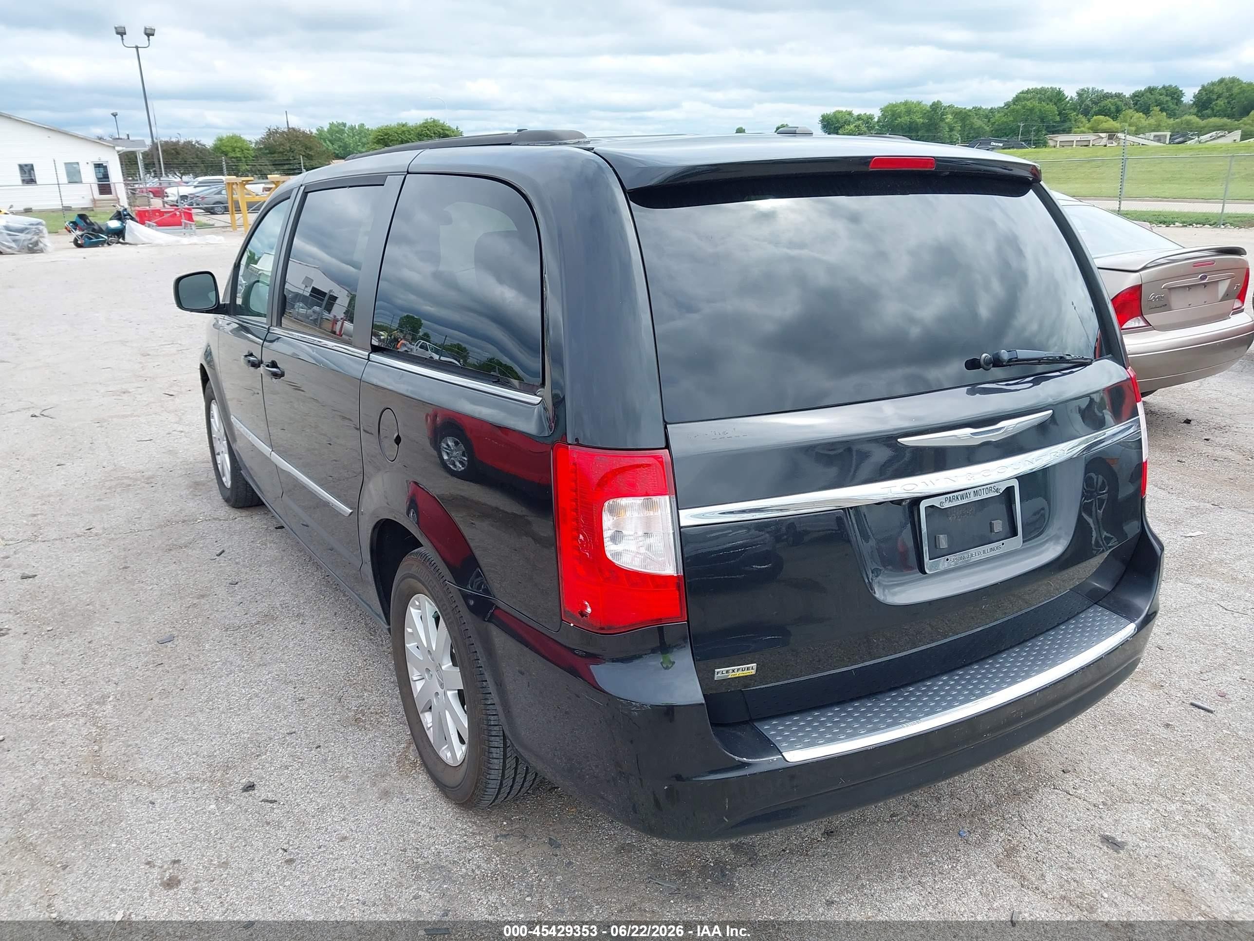 2014 Chrysler Town & Country Touring Черный vin: 2C4RC1BG8ER397405