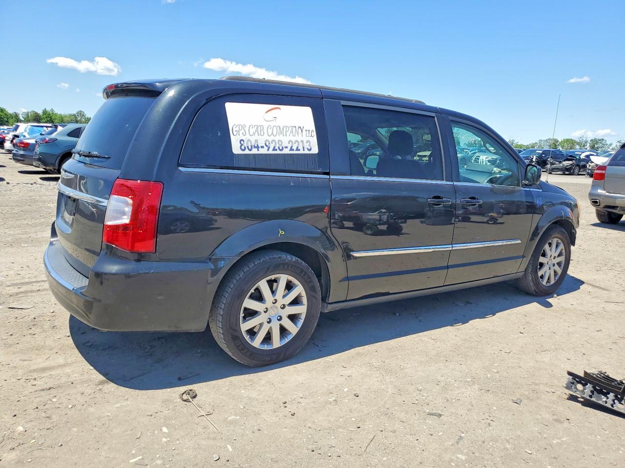 2014 Chrysler Town & Country Touring Black vin: 2C4RC1BG8ER399316