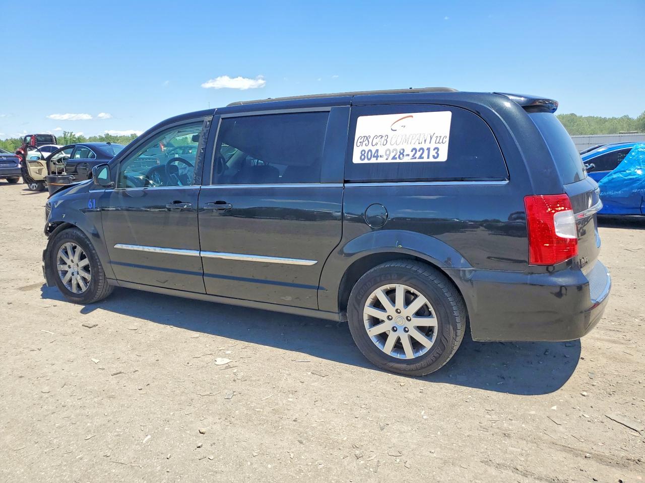 2014 Chrysler Town & Country Touring Black vin: 2C4RC1BG8ER399316