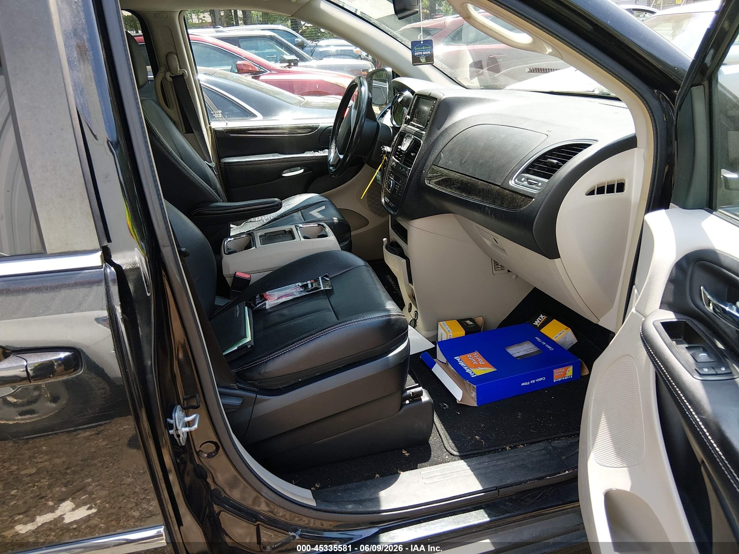 2014 Chrysler Town & Country Touring Black vin: 2C4RC1BG8ER418155