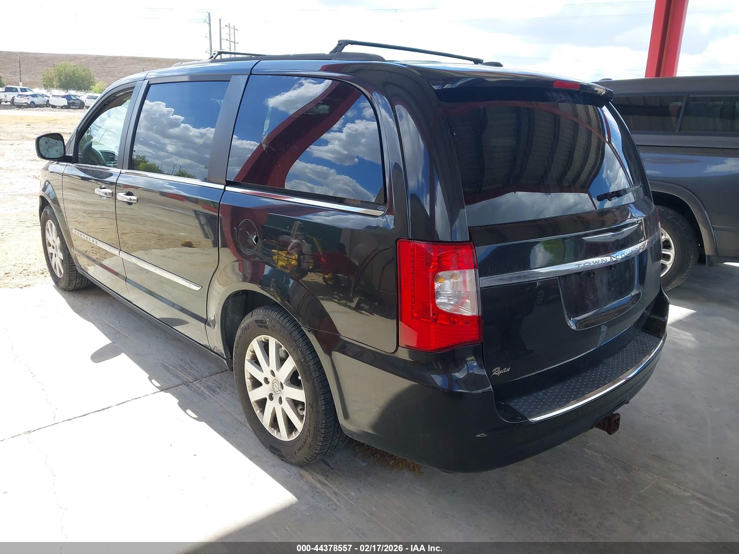 2014 Chrysler Town & Country Touring Black vin: 2C4RC1BG8ER422867