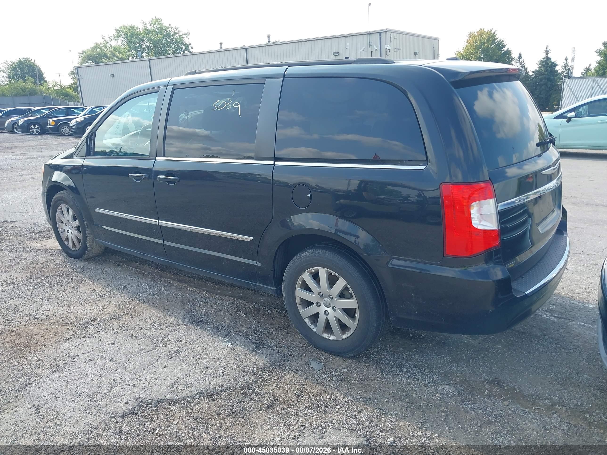 2014 Chrysler Town & Country Touring Gray vin: 2C4RC1BG8ER439698