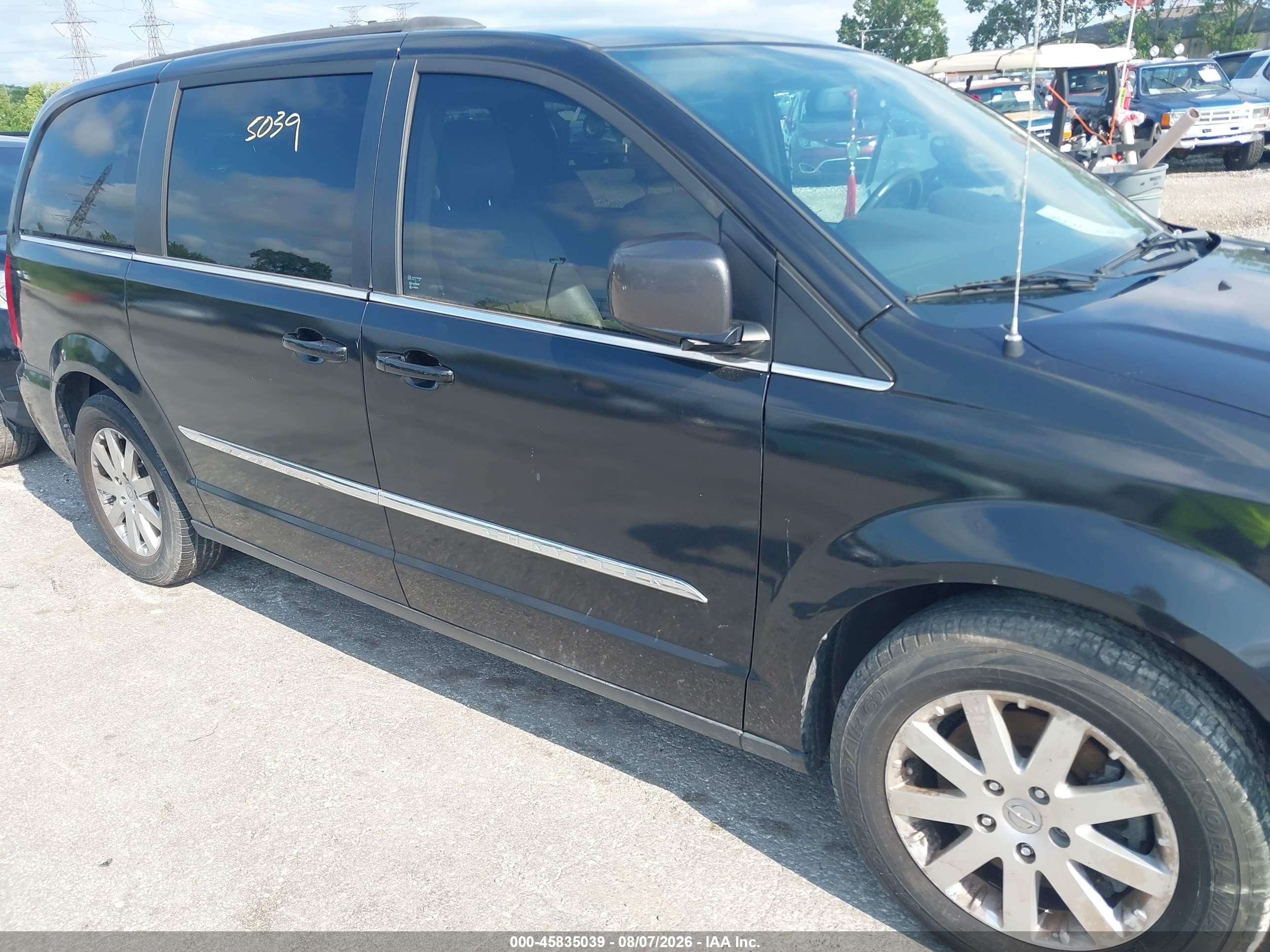 2014 Chrysler Town & Country Touring Gray vin: 2C4RC1BG8ER439698