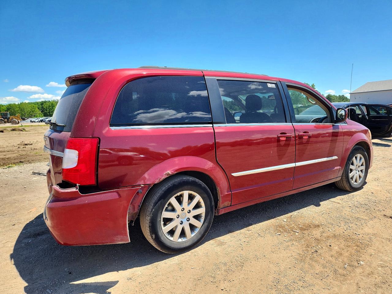 2014 Chrysler Town & Country Touring Maroon vin: 2C4RC1BG8ER447414