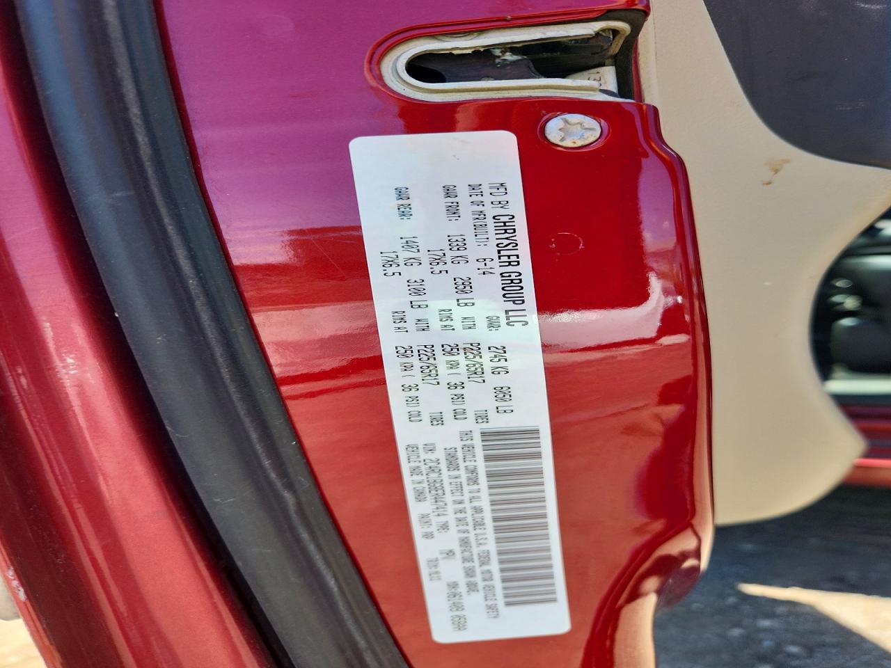 2014 Chrysler Town & Country Touring Maroon vin: 2C4RC1BG8ER447414