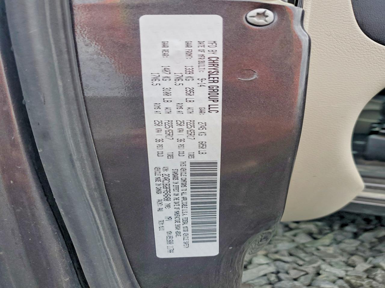 2015 Chrysler Town & Country Touring Charcoal vin: 2C4RC1BG8FR545490