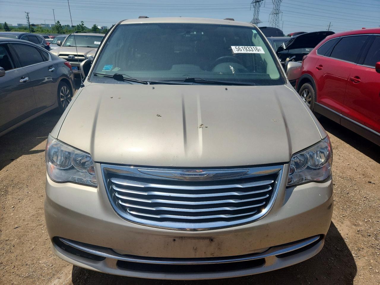 2015 Chrysler Town & Country Touring Бежевый vin: 2C4RC1BG8FR561611