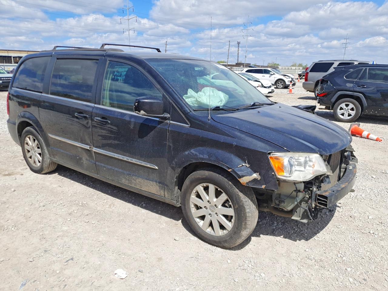 2015 Chrysler Town & Country Touring Black vin: 2C4RC1BG8FR565562