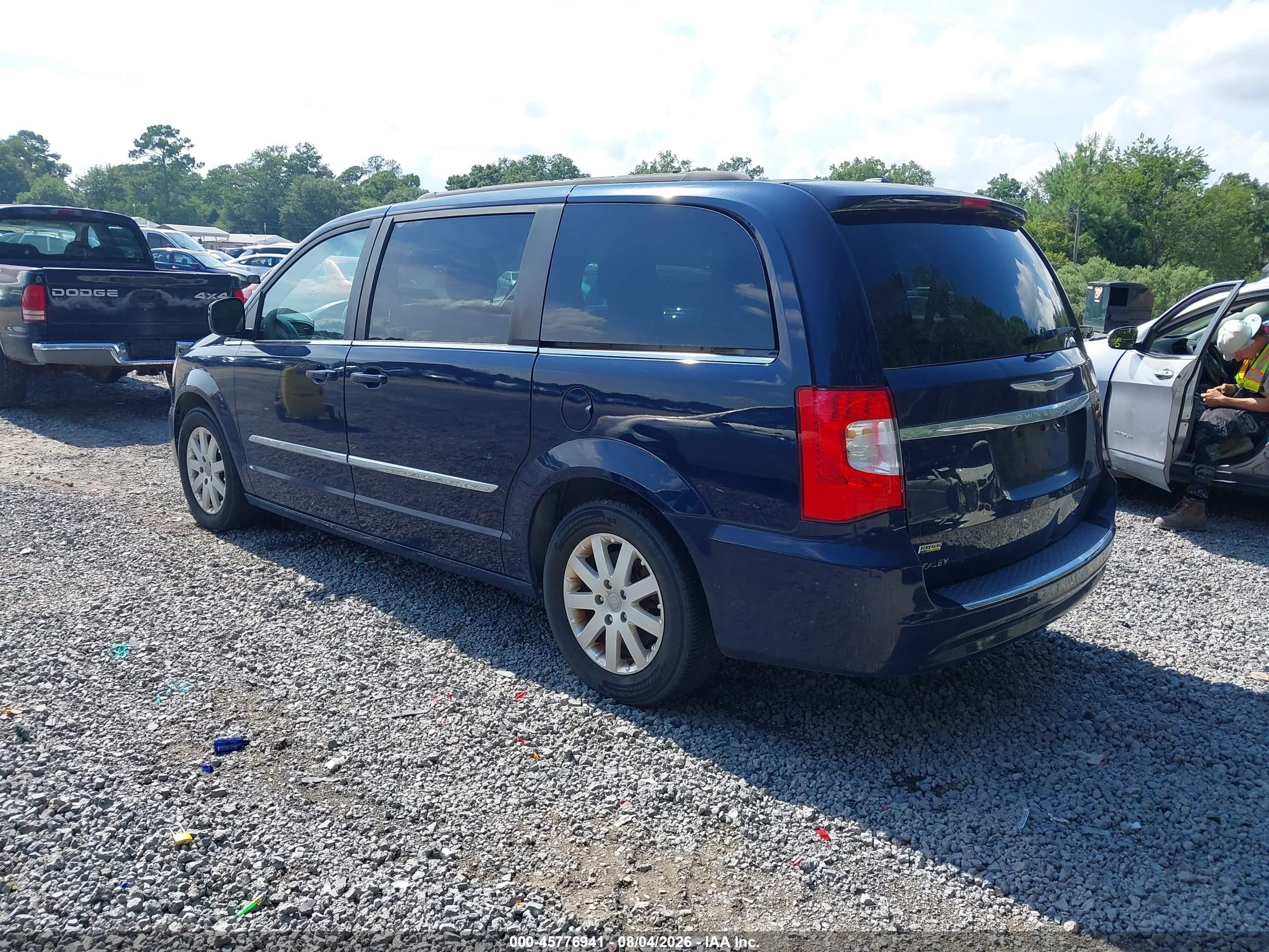 2015 Chrysler Town & Country Touring Синий vin: 2C4RC1BG8FR731014