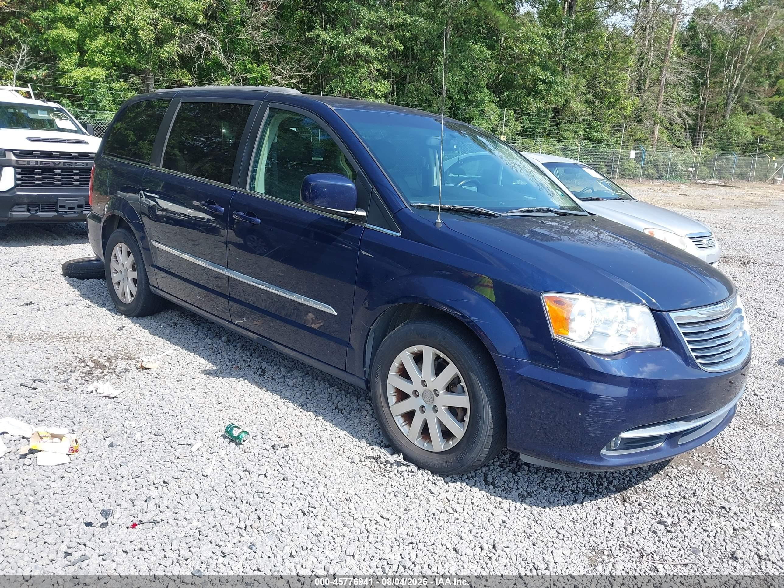 2015 Chrysler Town & Country Touring Blue vin: 2C4RC1BG8FR731014