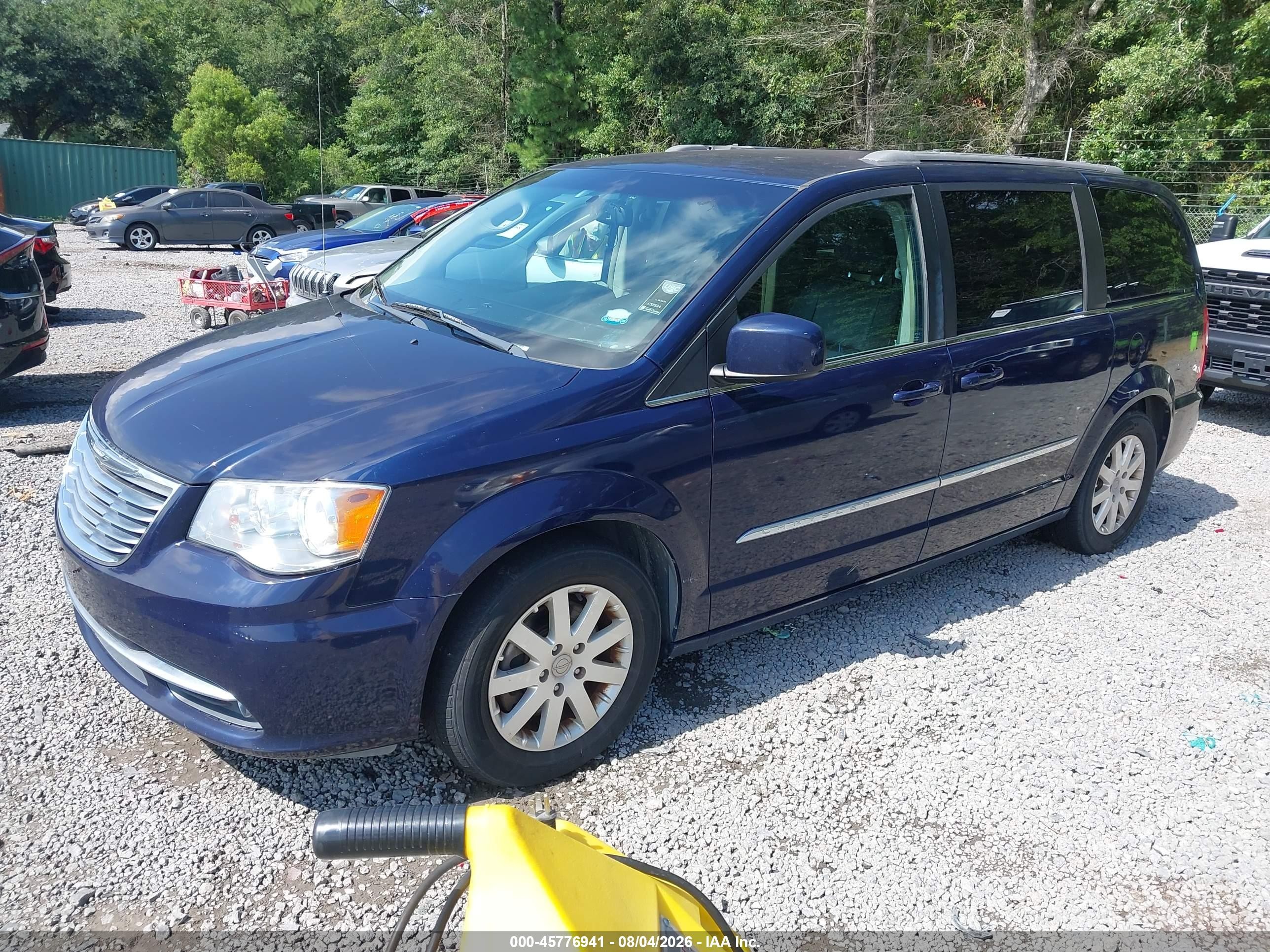 2015 Chrysler Town & Country Touring Синий vin: 2C4RC1BG8FR731014