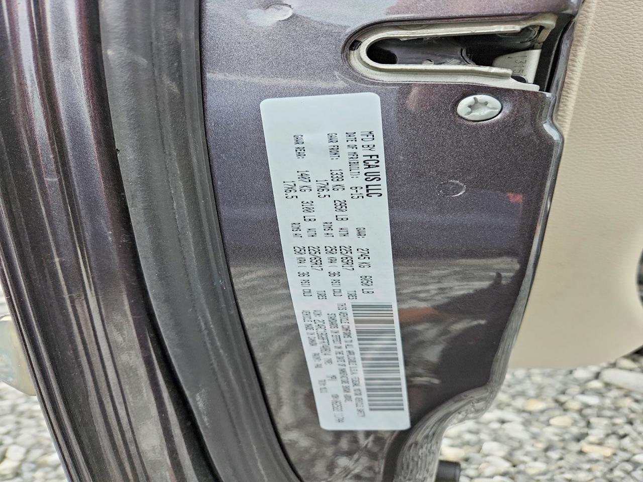 2015 Chrysler Town & Country Touring Серый vin: 2C4RC1BG8FR740814