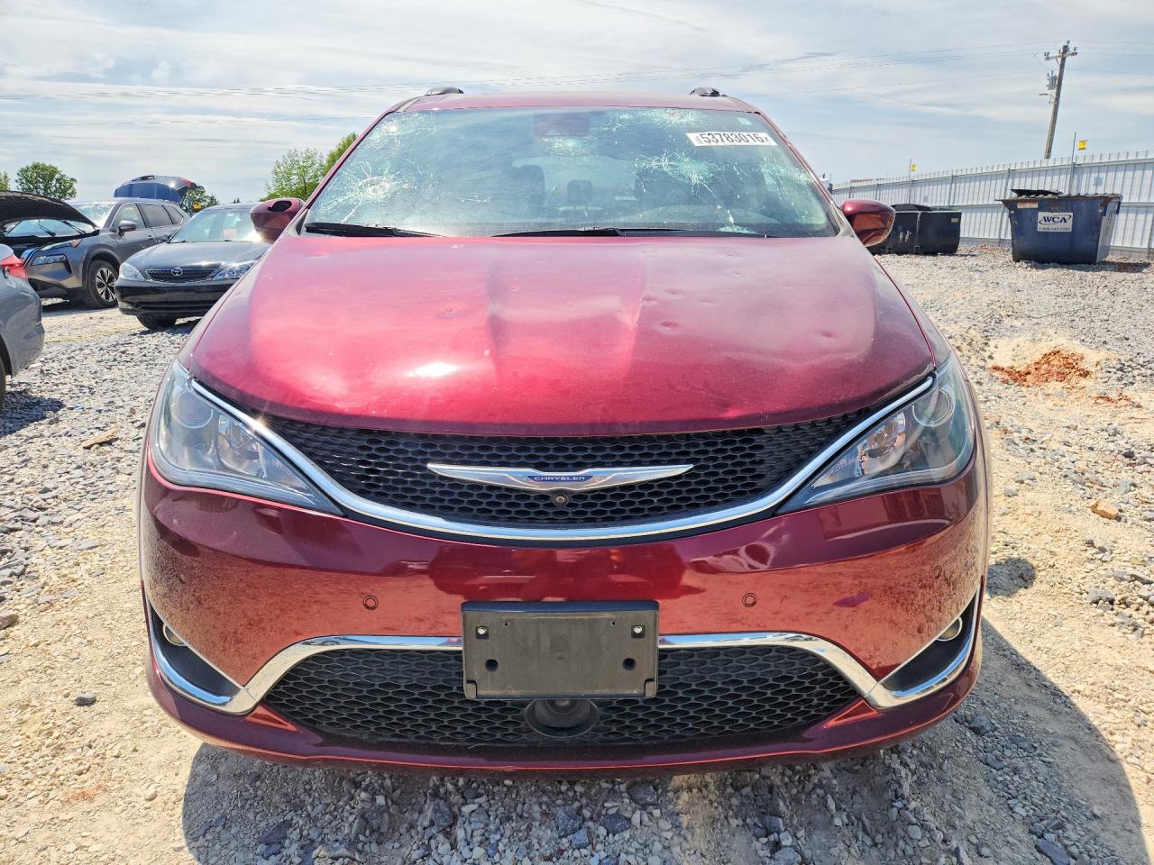 2018 Chrysler Pacifica Touring L Burgundy vin: 2C4RC1BG8JR128685