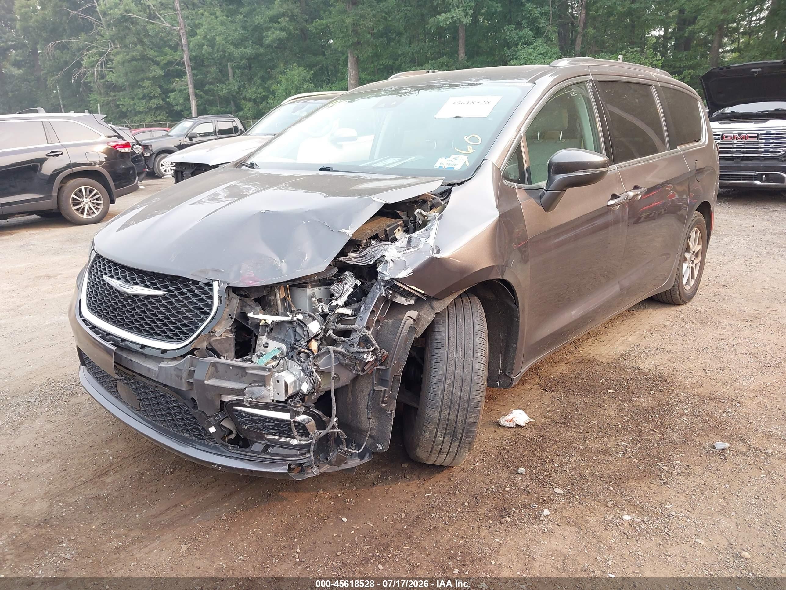 2021 Chrysler Pacifica Touring L Gray vin: 2C4RC1BG8MR532364