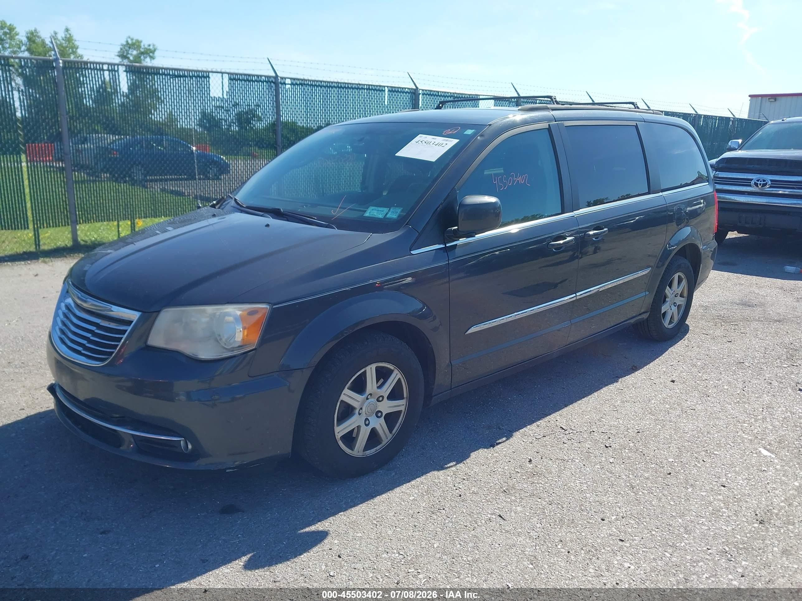 2012 Chrysler Town & Country Touring Gray vin: 2C4RC1BG9CR133963