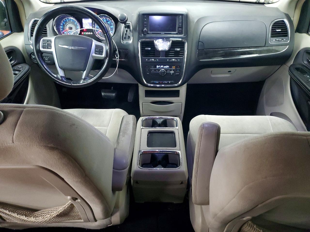 2012 Chrysler Town & Country Touring Silver vin: 2C4RC1BG9CR136992